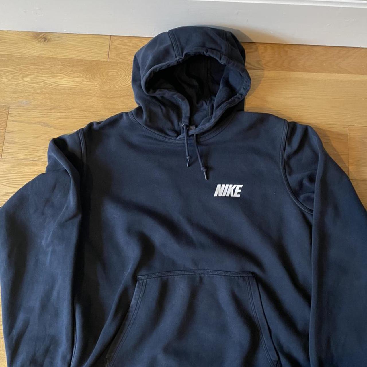 Vintage Navy Nike hoodie Free UK shipping Size M... - Depop