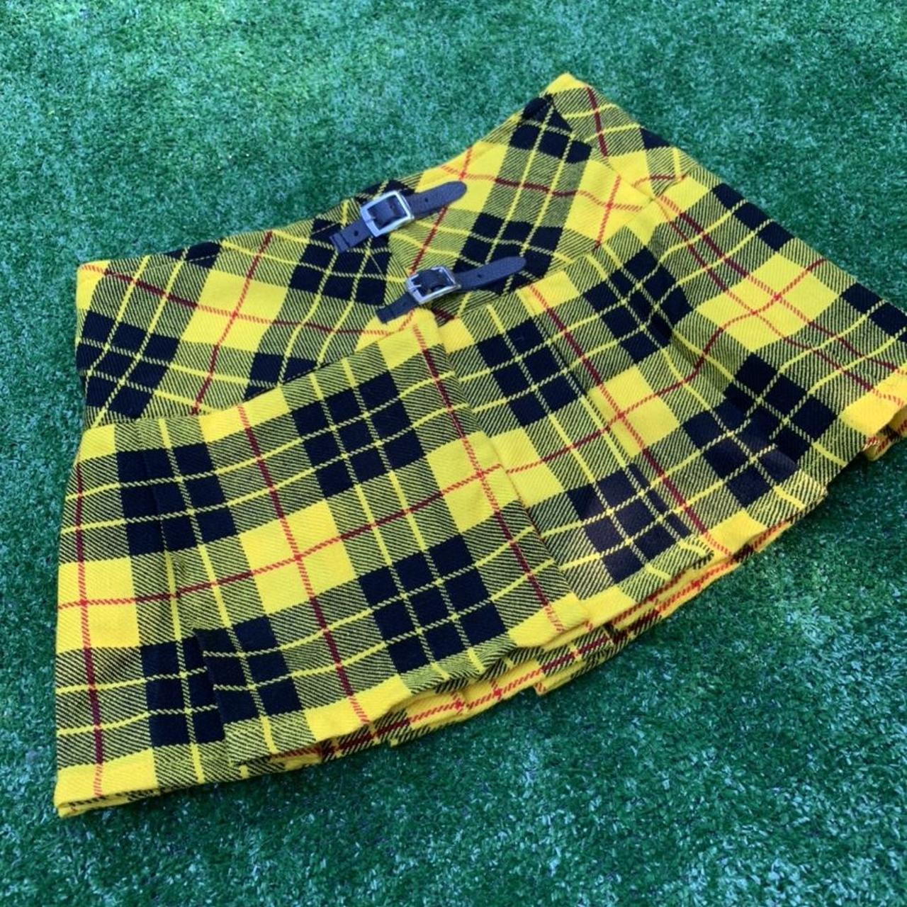 Product Image 2 - Yellow mini skirt 
Plaid /