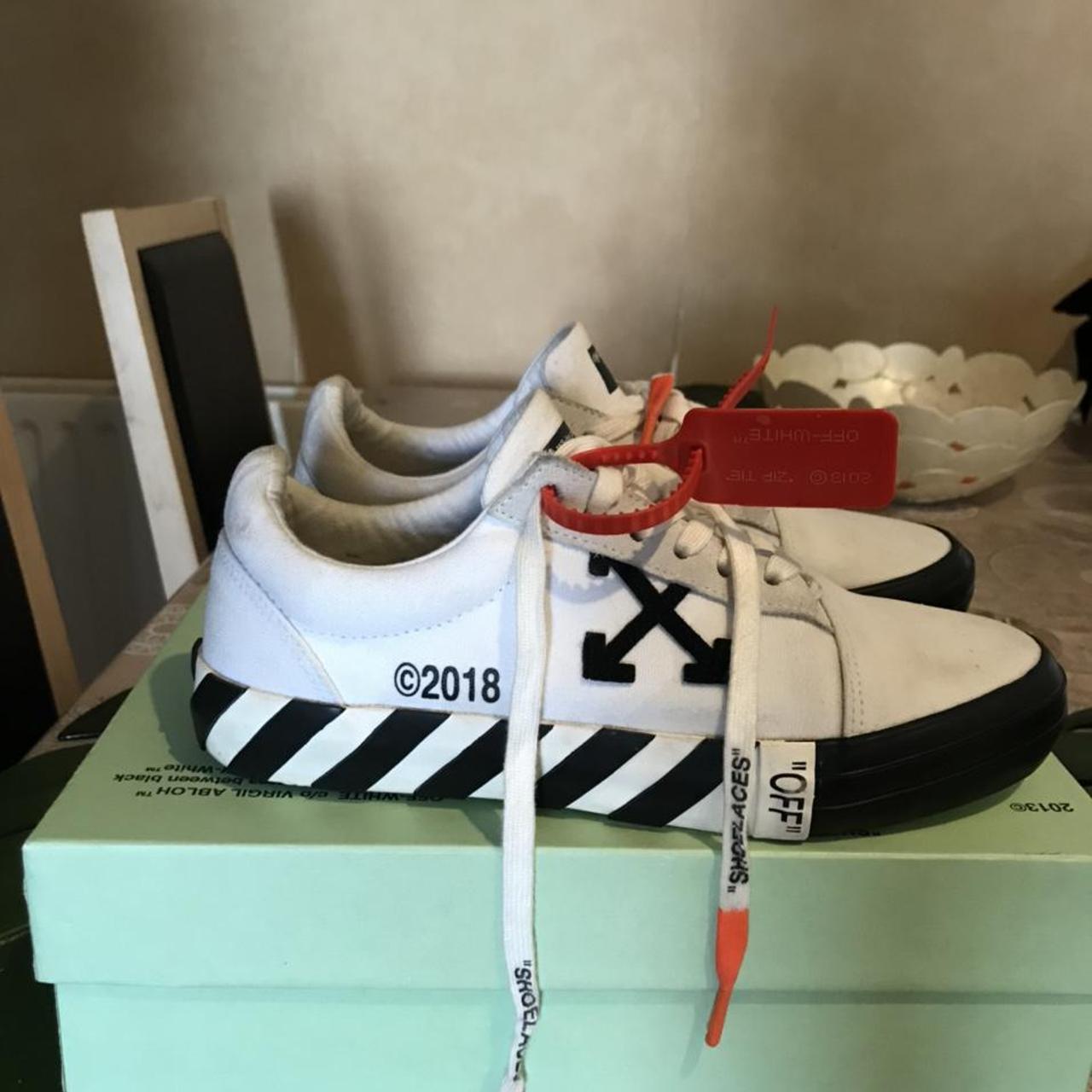 Off white clearance vulc lows