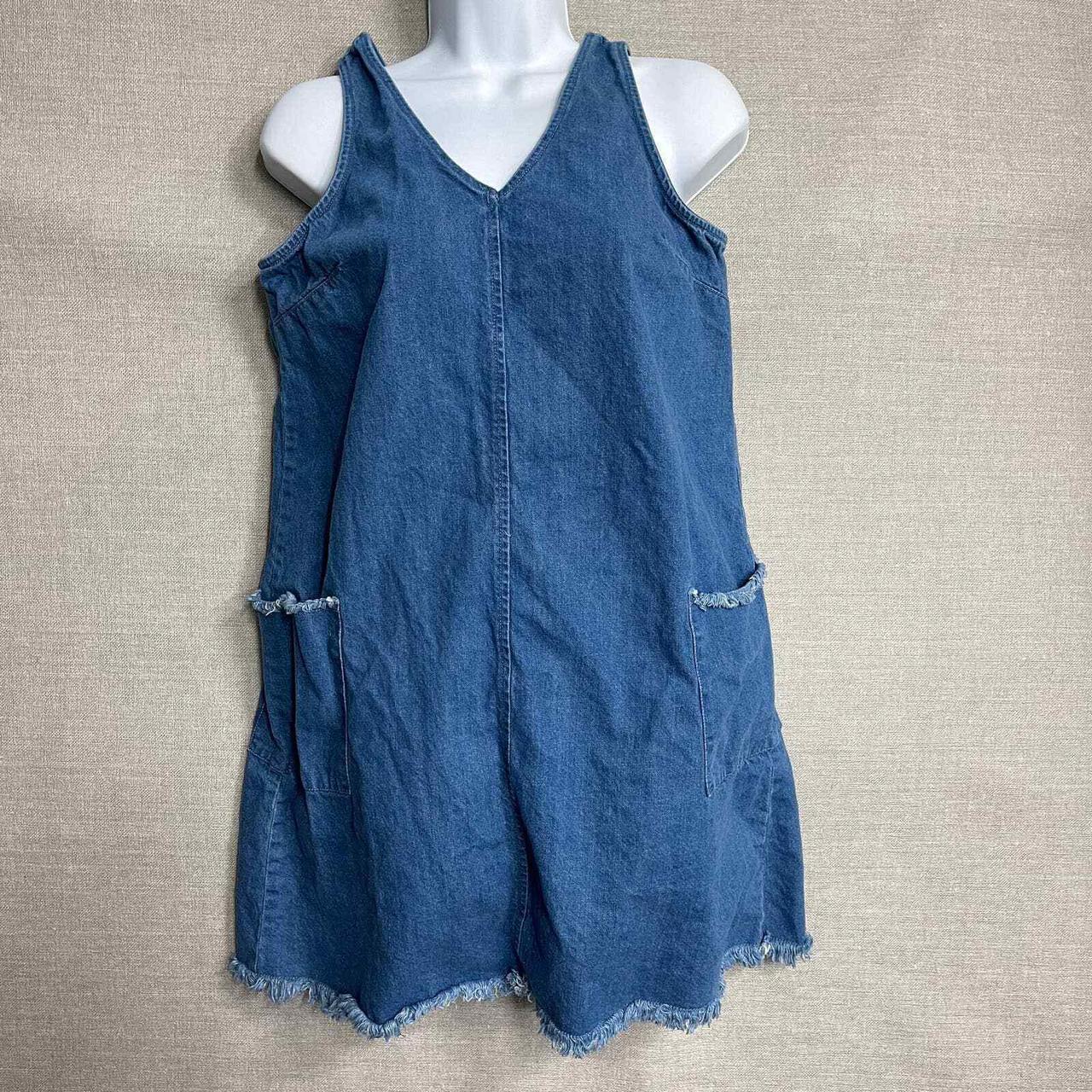 old navy sleeveless denim dress