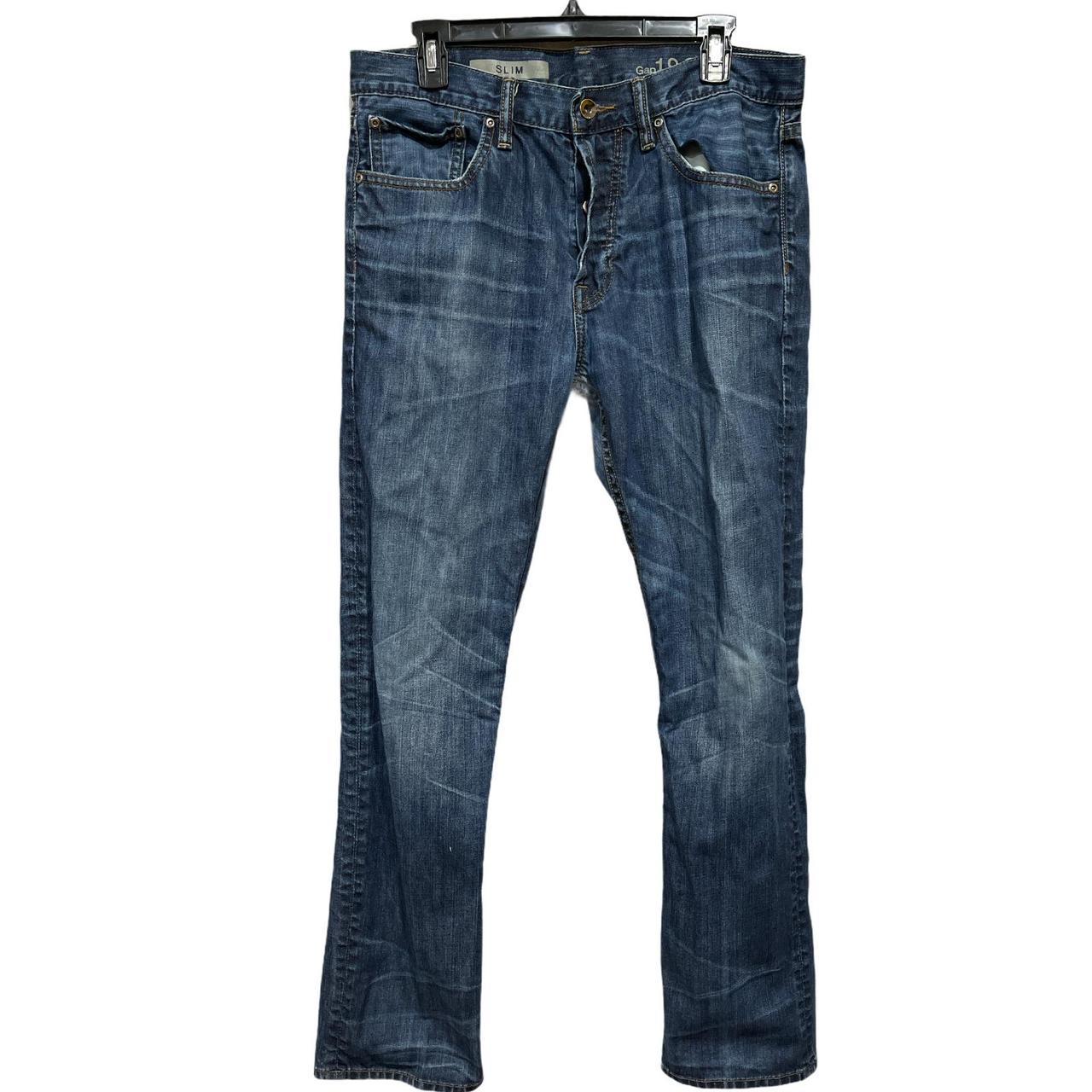 gap 1969 men's slim straight jeans