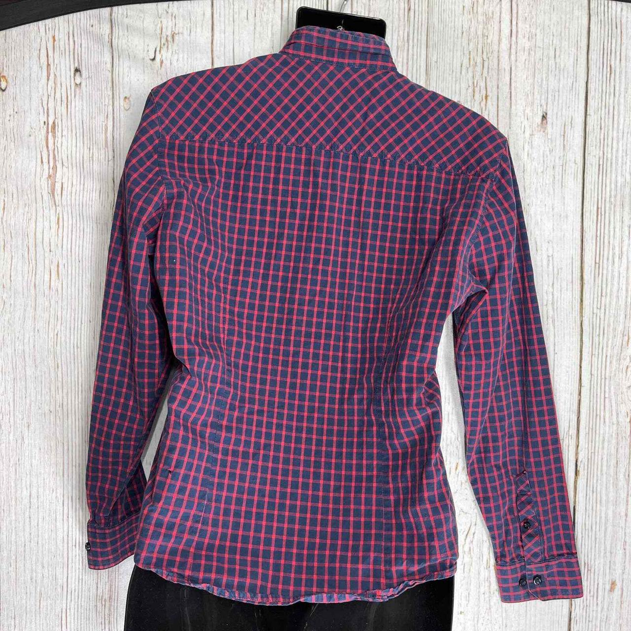 Men's Red and Blue Shirt (2)