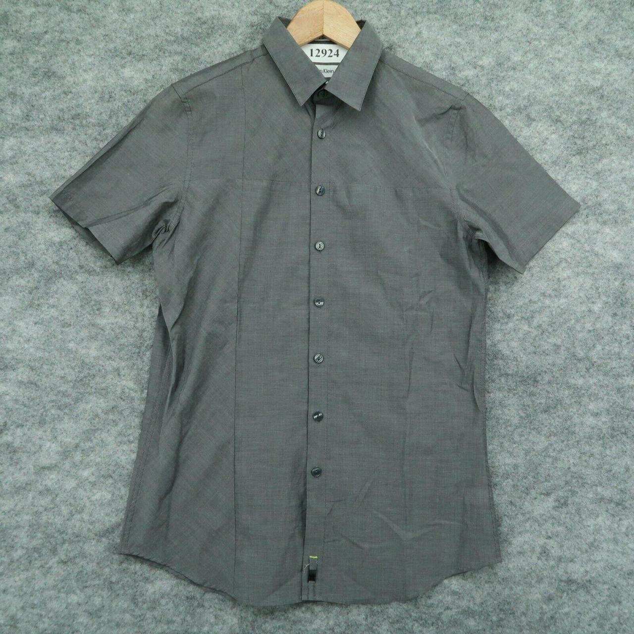 Calvin Klein Button Shirt Mens Small Ultra Slim Fit... - Depop