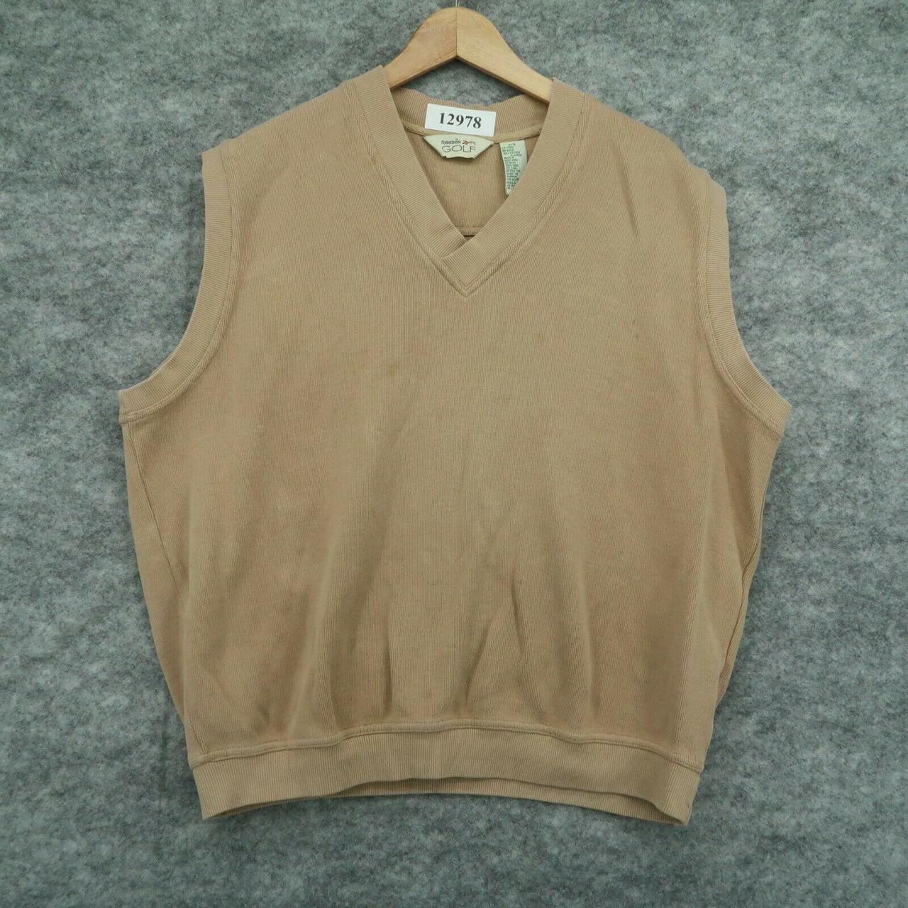 reebok sweater vest