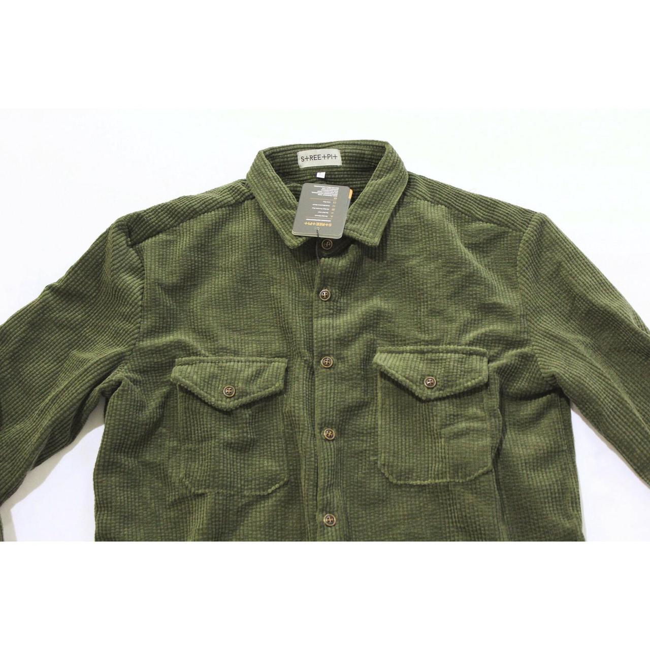 loose corduroy button down