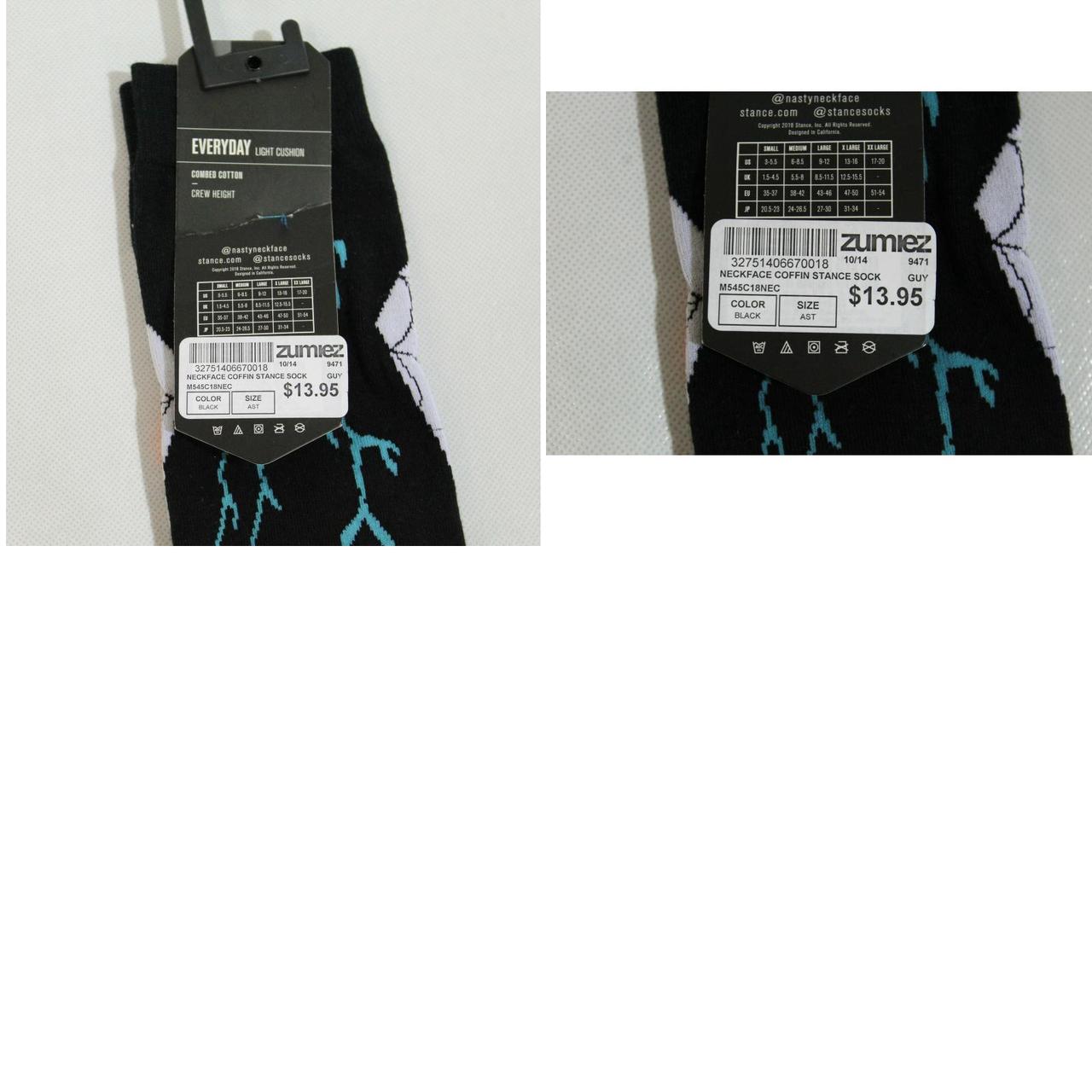 Zumiez Men's Stance x Neck Face Coffin Crew Socks... Depop