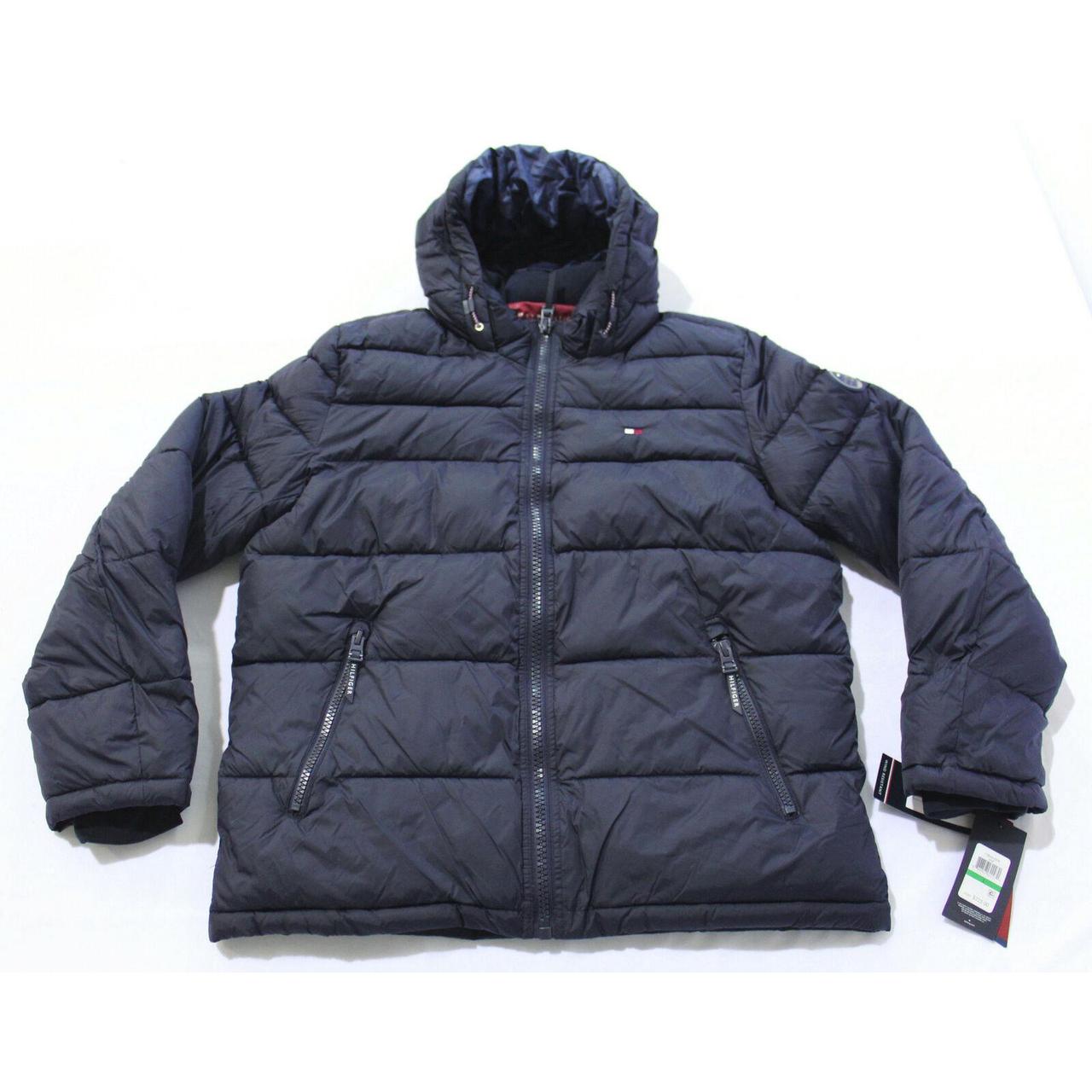 tommy hilfiger men's quilted puffer jacket