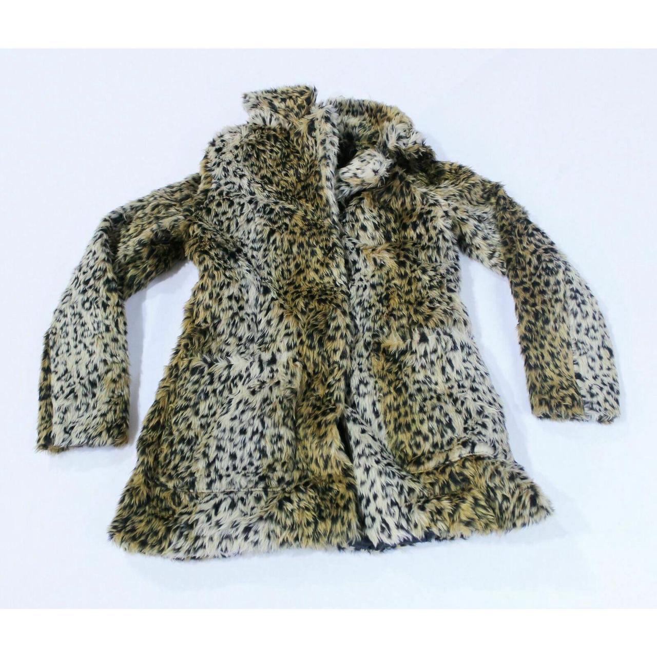 Winona faux fur leopard coat Clearance