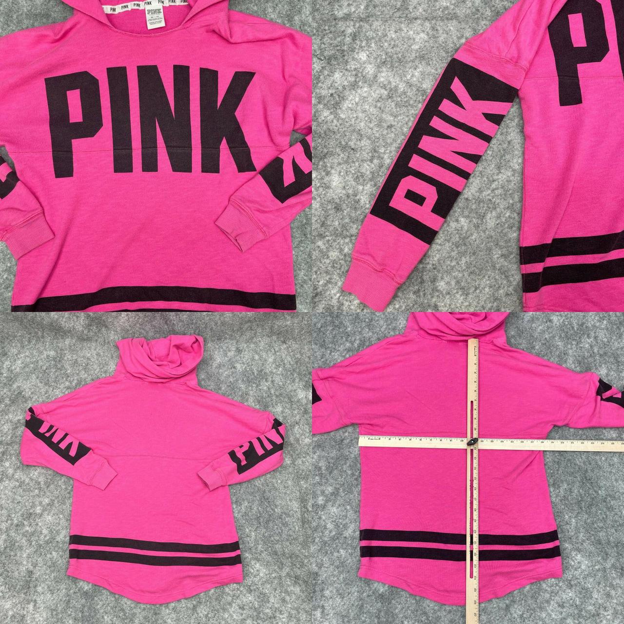 VS PINK Hoodie Sweatshirt Womens XS Pullover Solid... - Depop