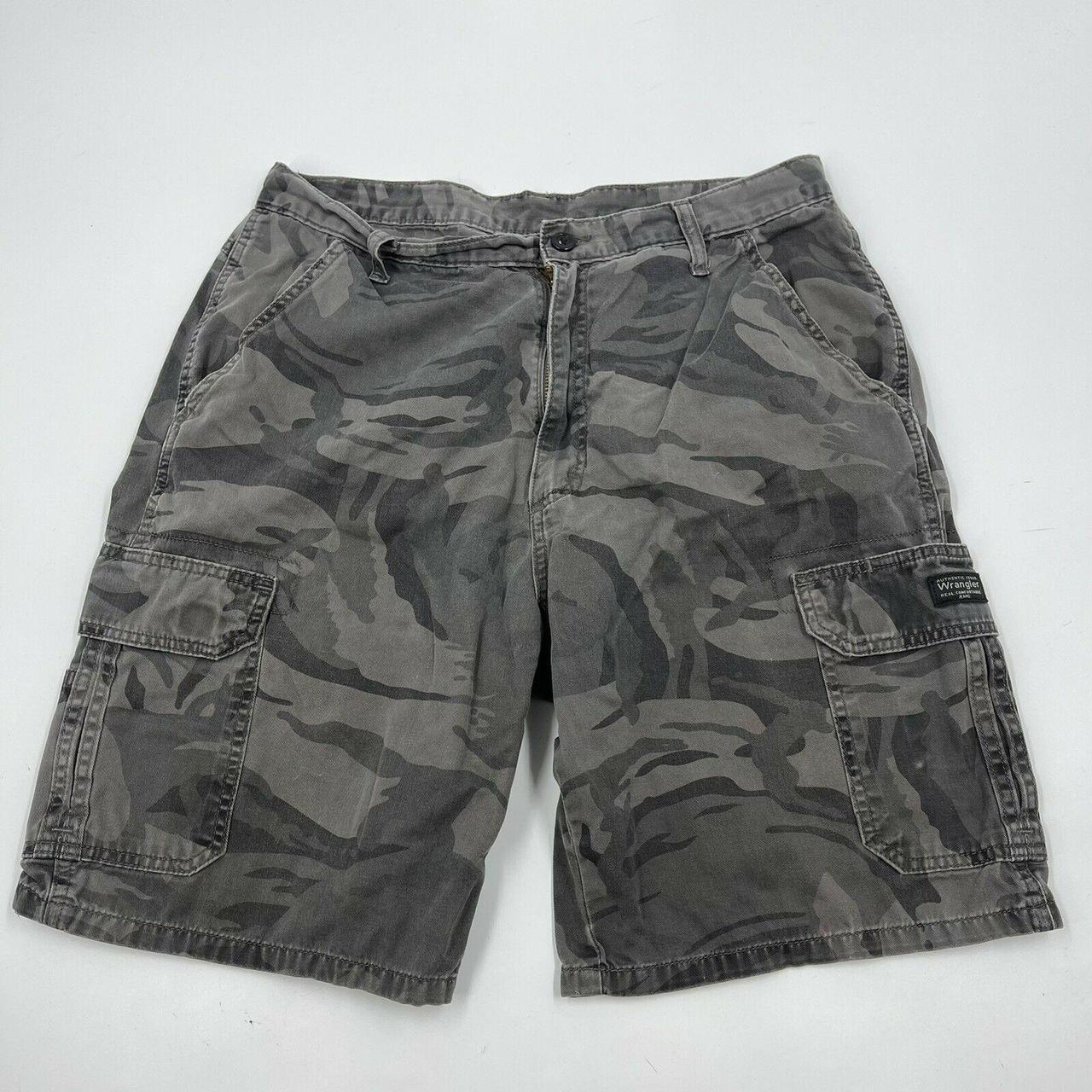 wrangler white camo cargo shorts