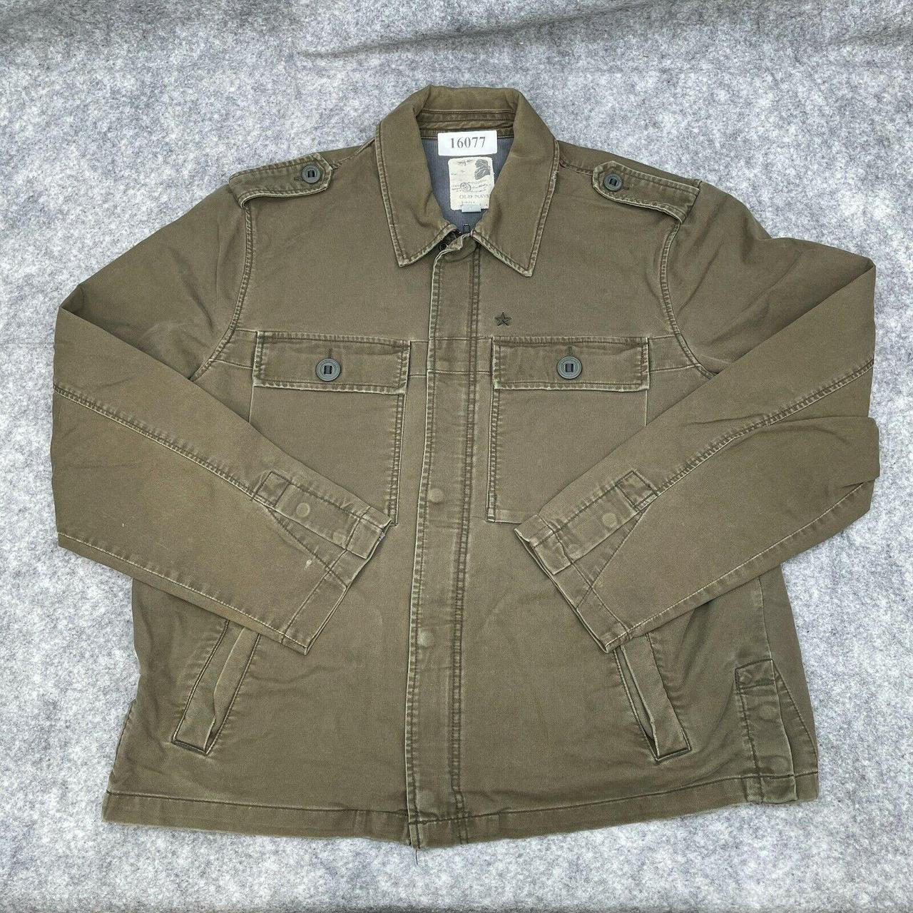 old navy green jacket mens