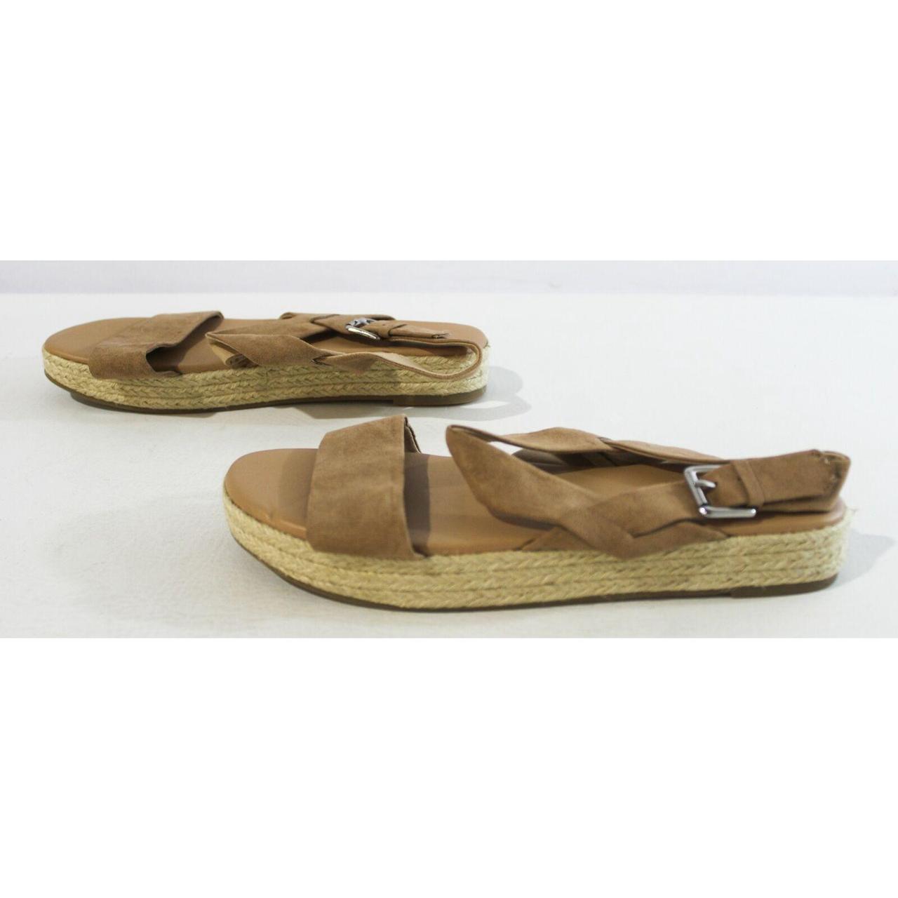 faux suede espadrille flatform sandals