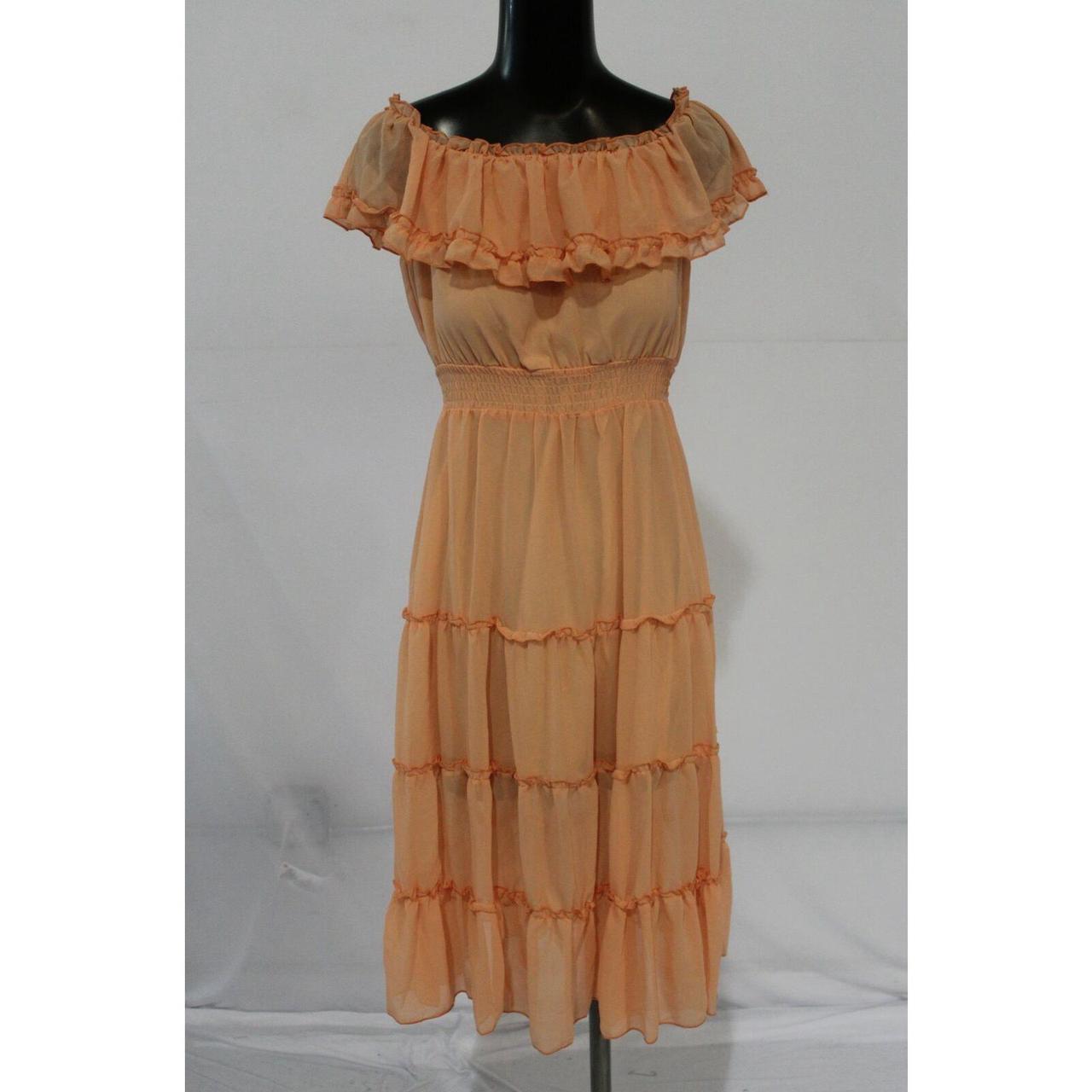 Product Image 1 - Simplee Women's Ruffled Sleeveless Midi