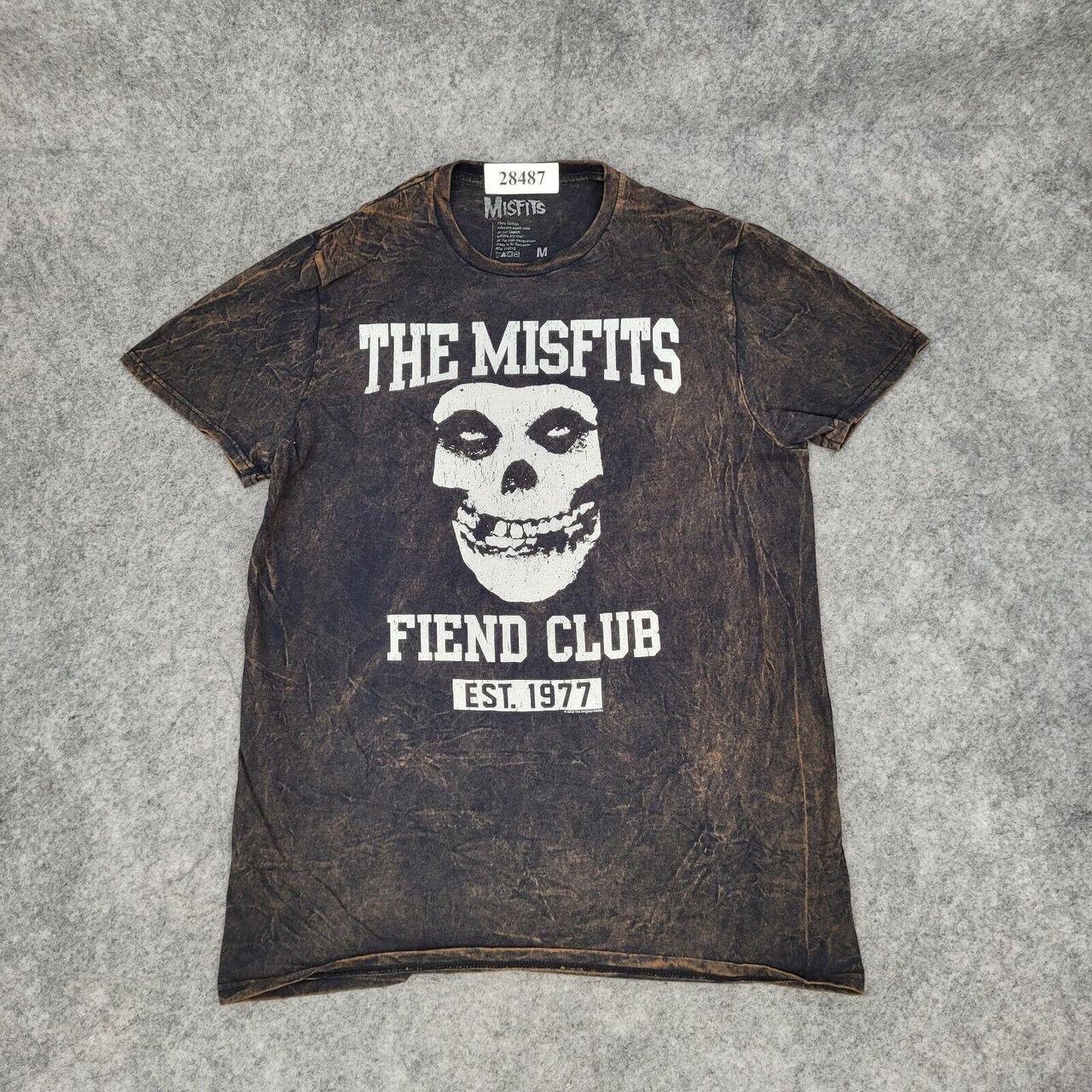 Misfits Fiend Club Est 1977 T-Shirt Medium Black... - Depop