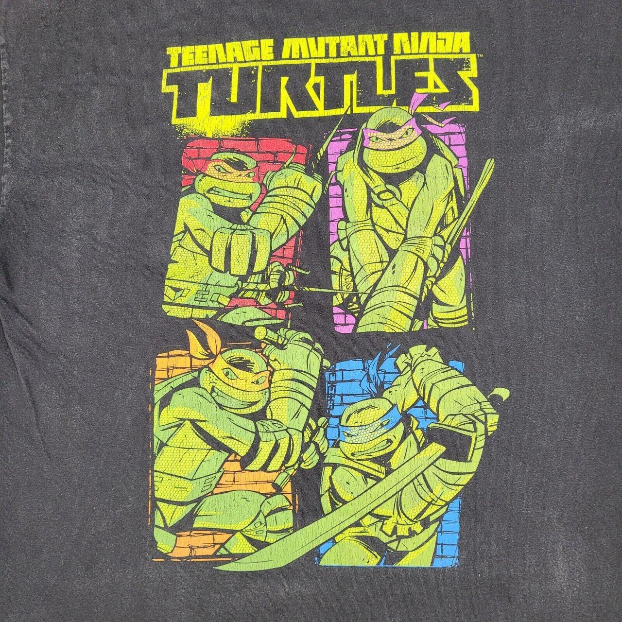 Vintage Black TMNT Teenage Mutant Ninja Turtles - Depop