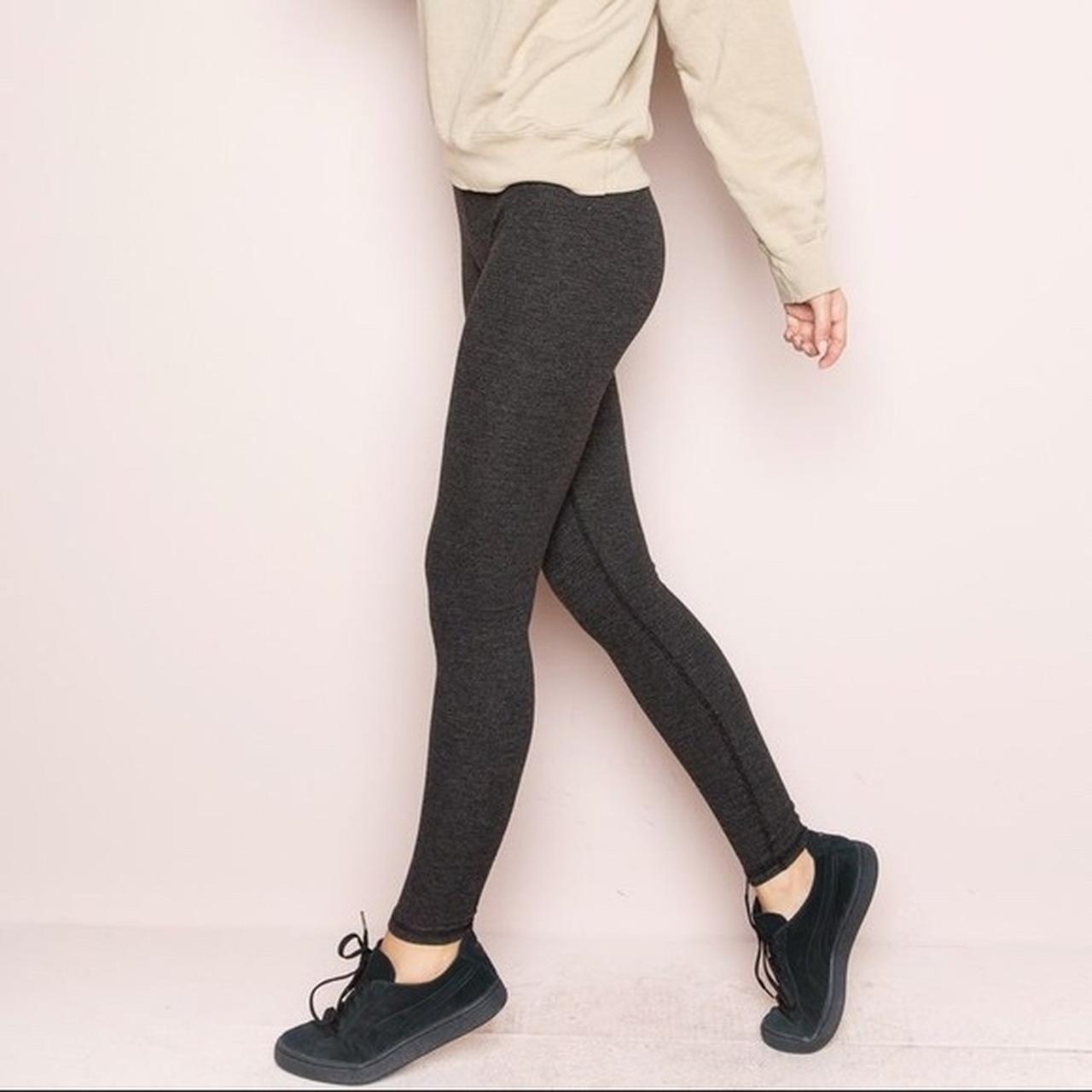 > brandy melville gray leggings > only worn once >... Depop