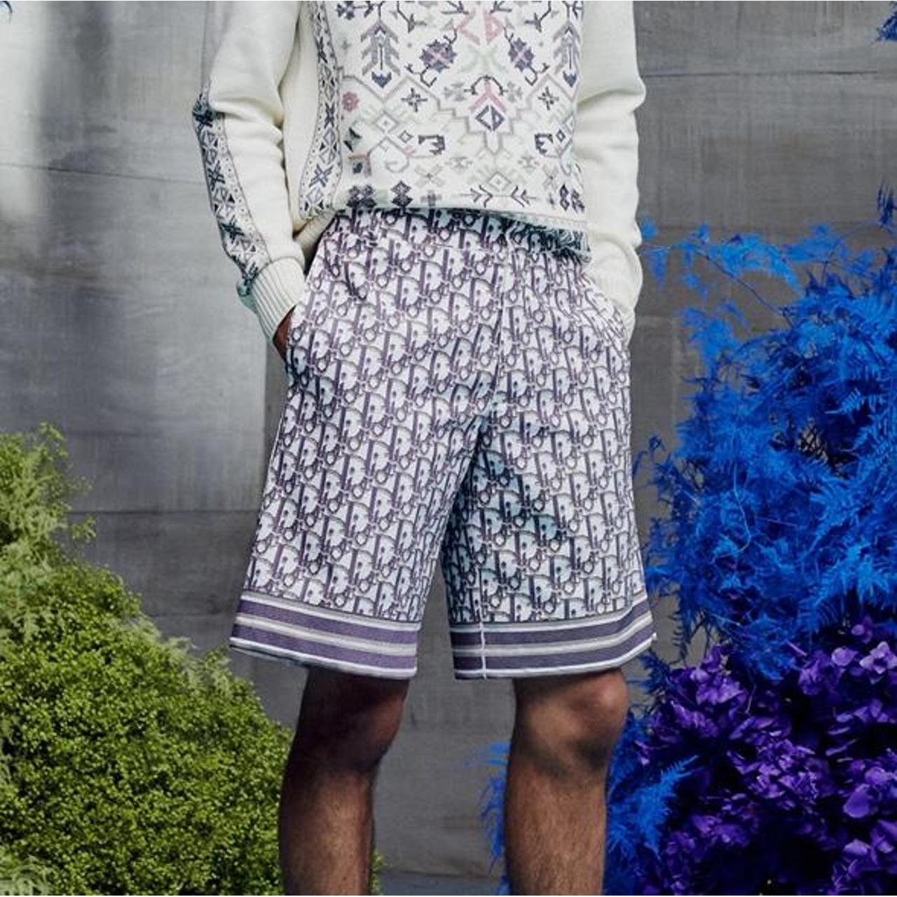 AUTHENTIC DIOR OBLIQUE SILK SHORTS. SERIAL NUMBER | Depop