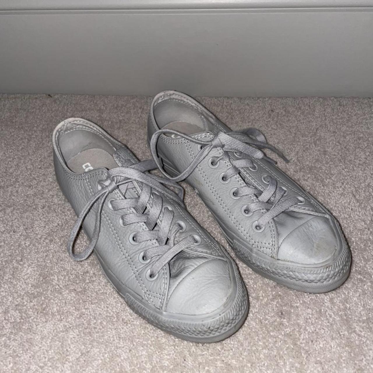 grey converse womens