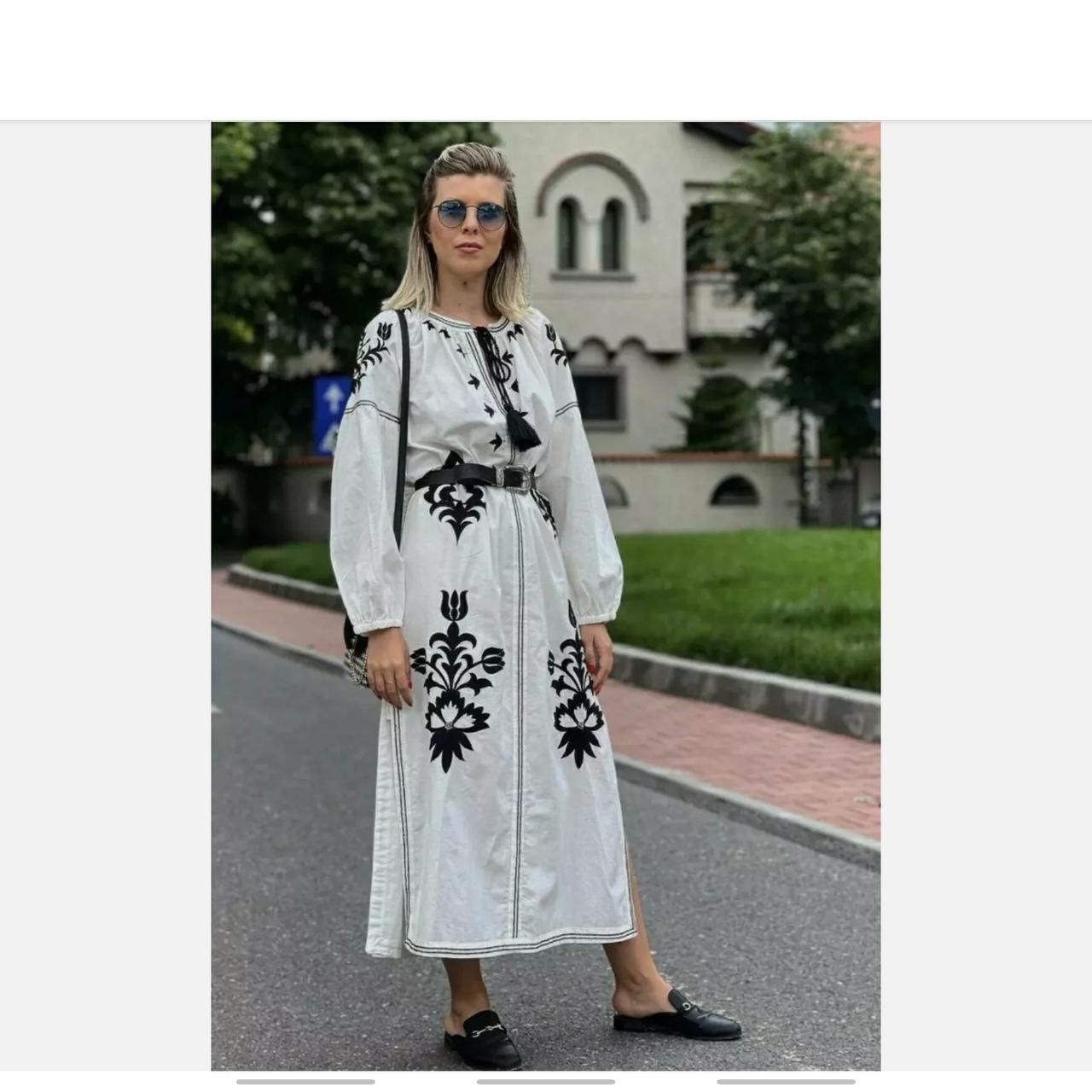 zara white kaftan