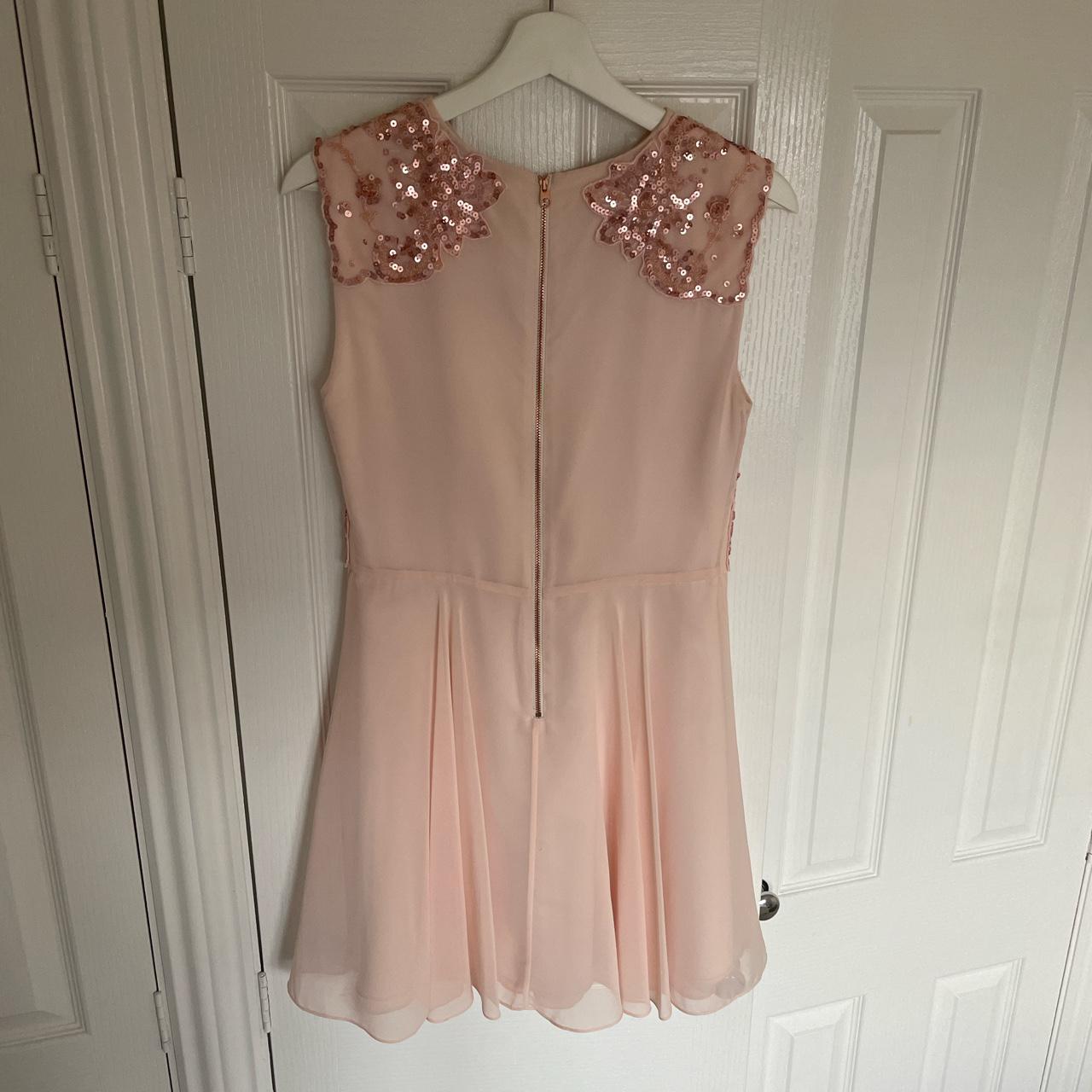 Pink Ted Baker Dress 💕 Beautiful Rose Gold Appliqué Depop 4484