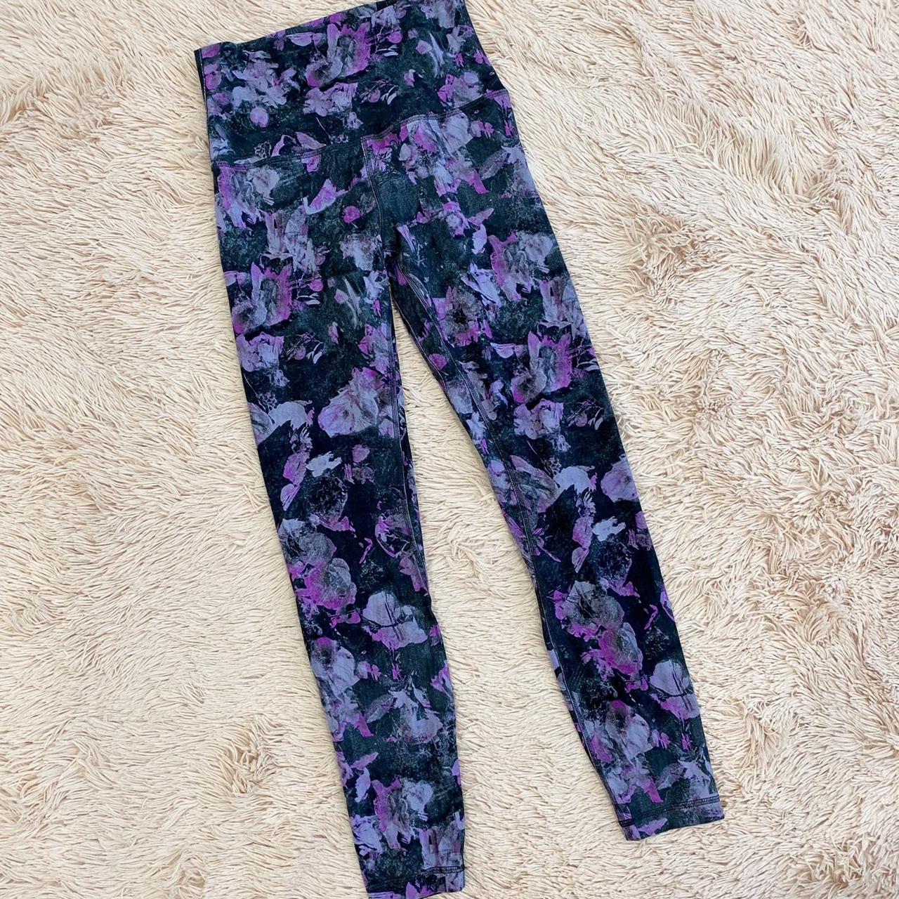 NWOT lululemon align floral print leggings, Size: 4, •