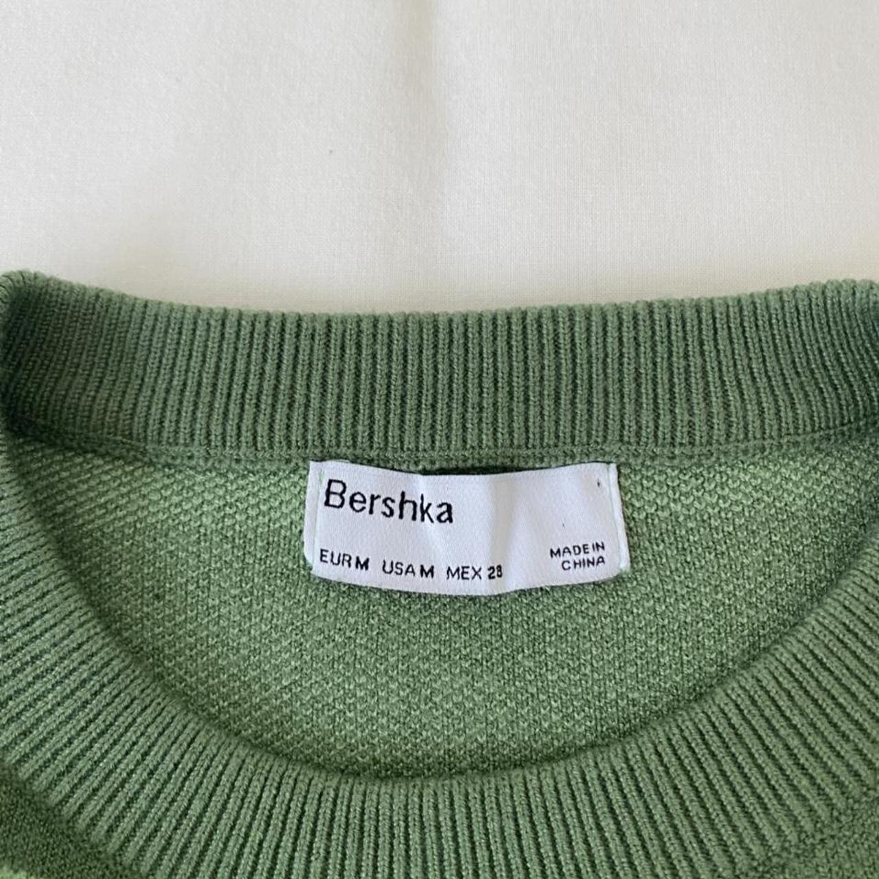 bershka green cargos