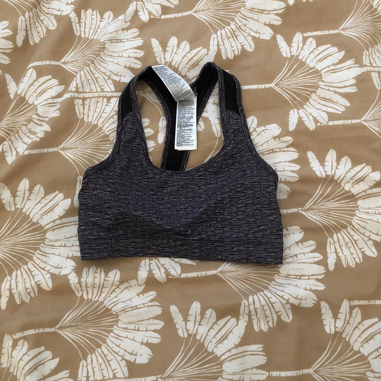 Decathlon small ladies exercise bra Grey Never worn - Depop