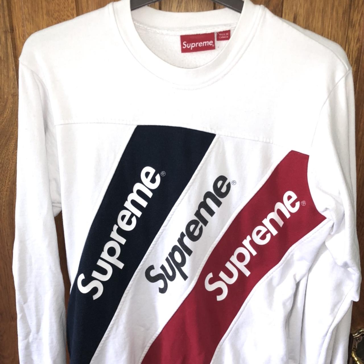 Supreme athletic hot sale split crewneck