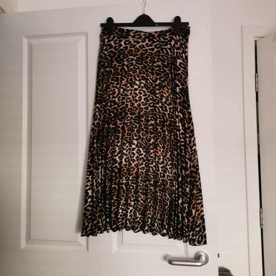 F&f zebra print clearance skirt