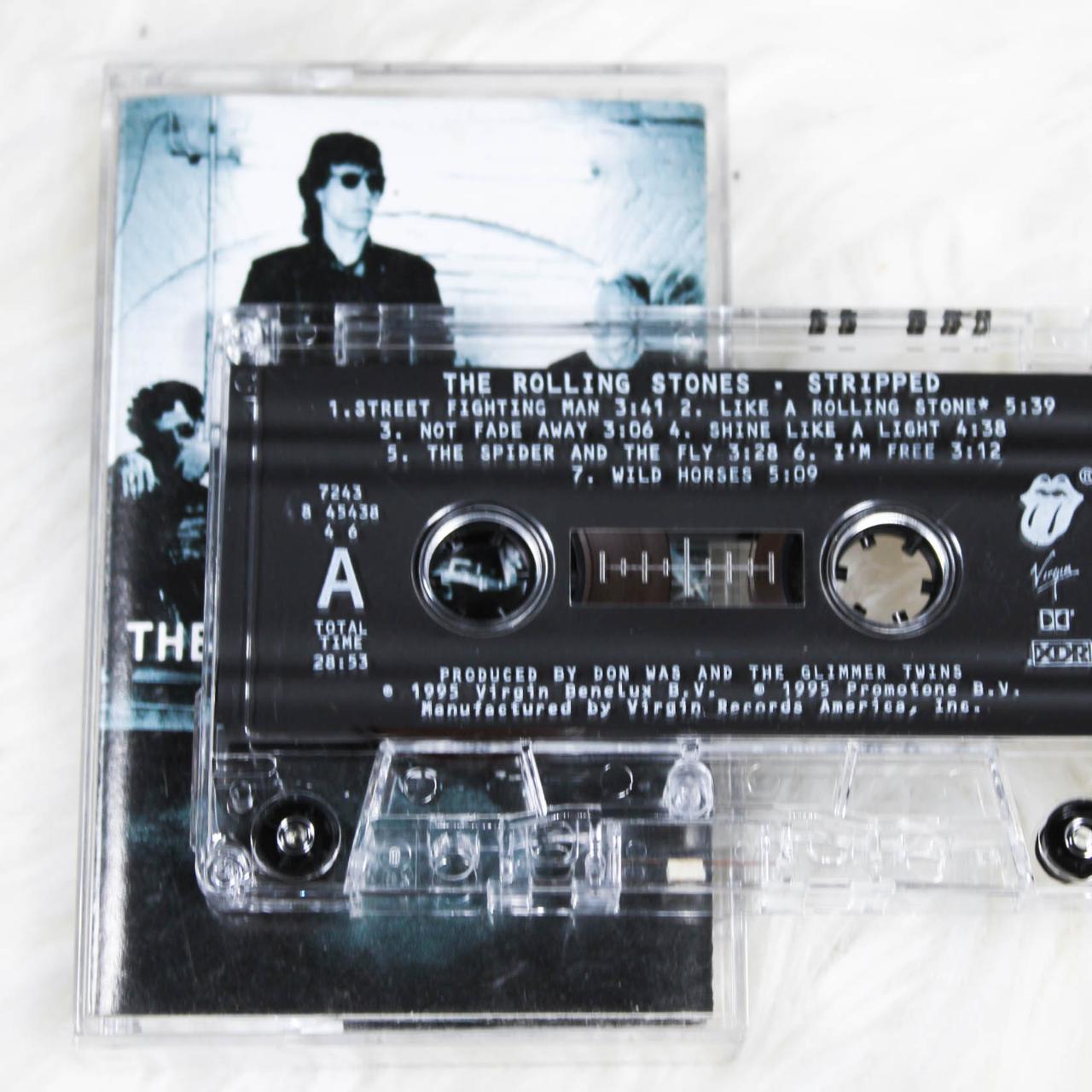 Rolling Stones 1990s Stripped Cassette Tape. This is... - Depop