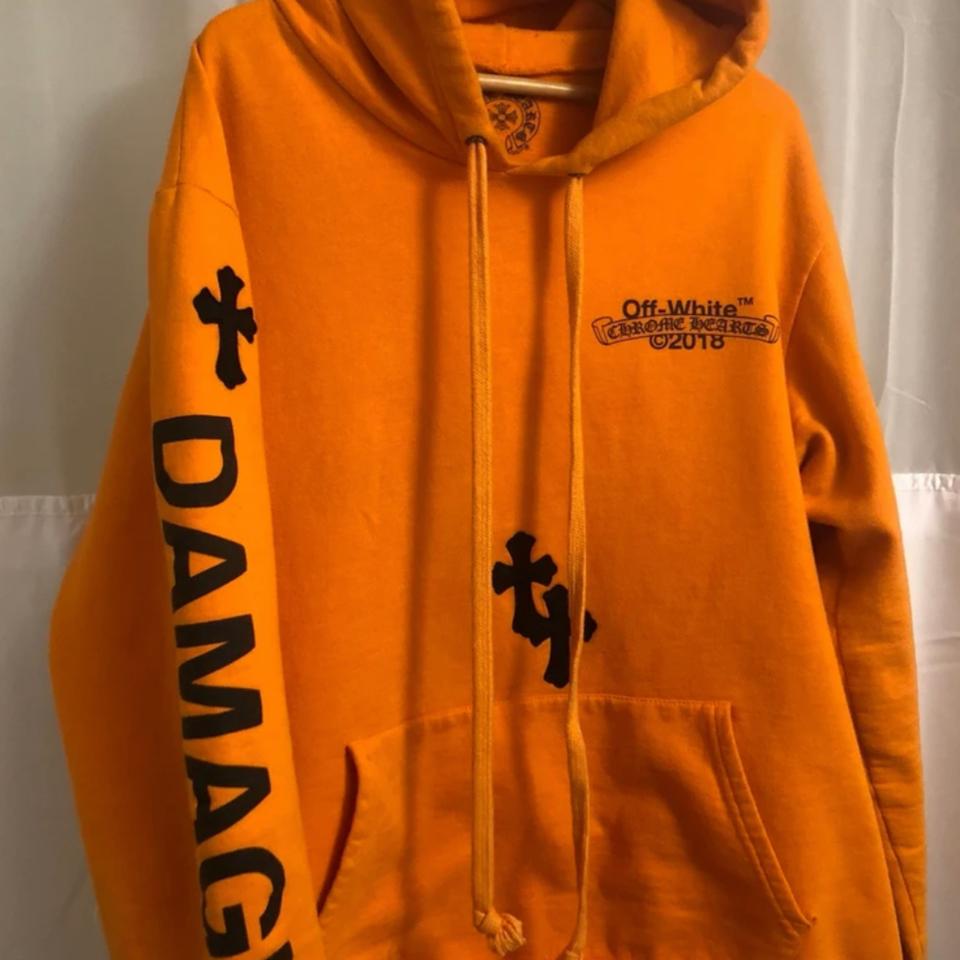 Chrome Hearts Off White 2018 Pullover Hoodie Size Large (Signed By