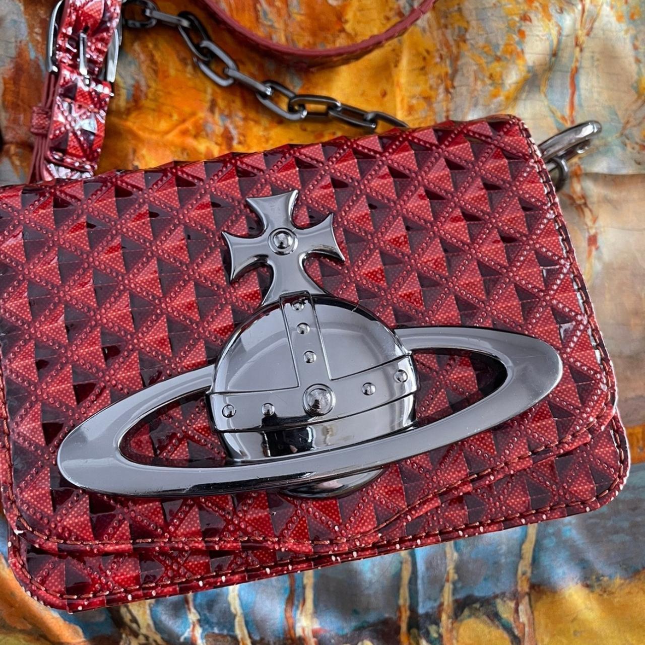 Vivienne Westwood ORB LOGO SHOULDER BAG