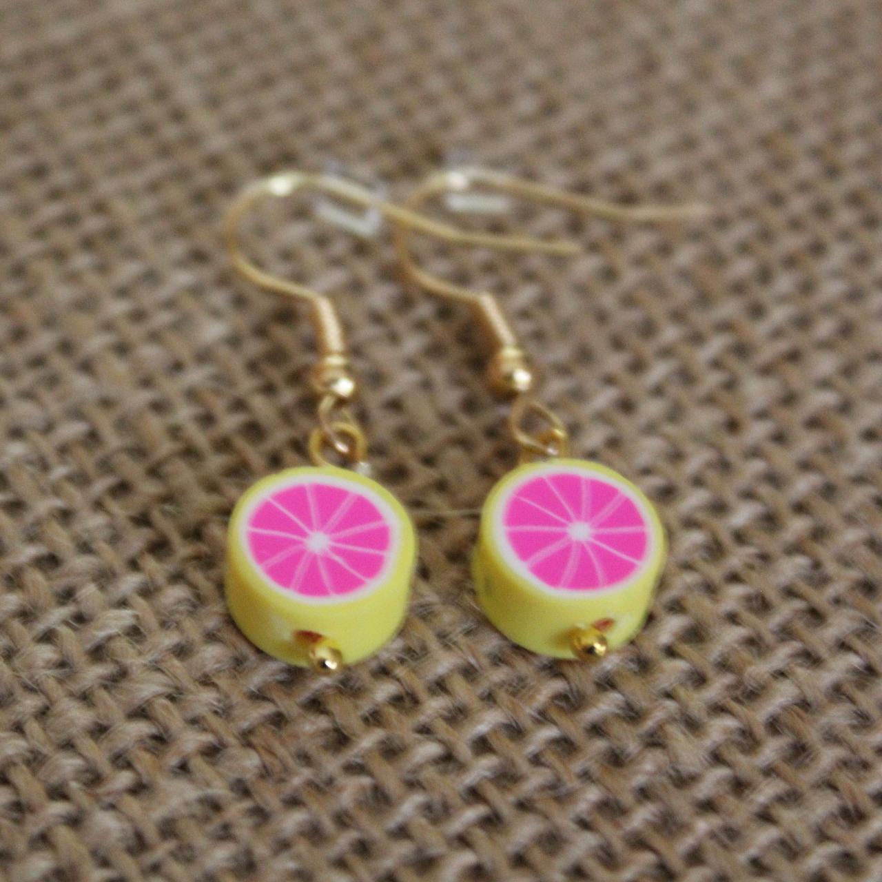 Fruit earring made with polymer clay. perfect to... Depop
