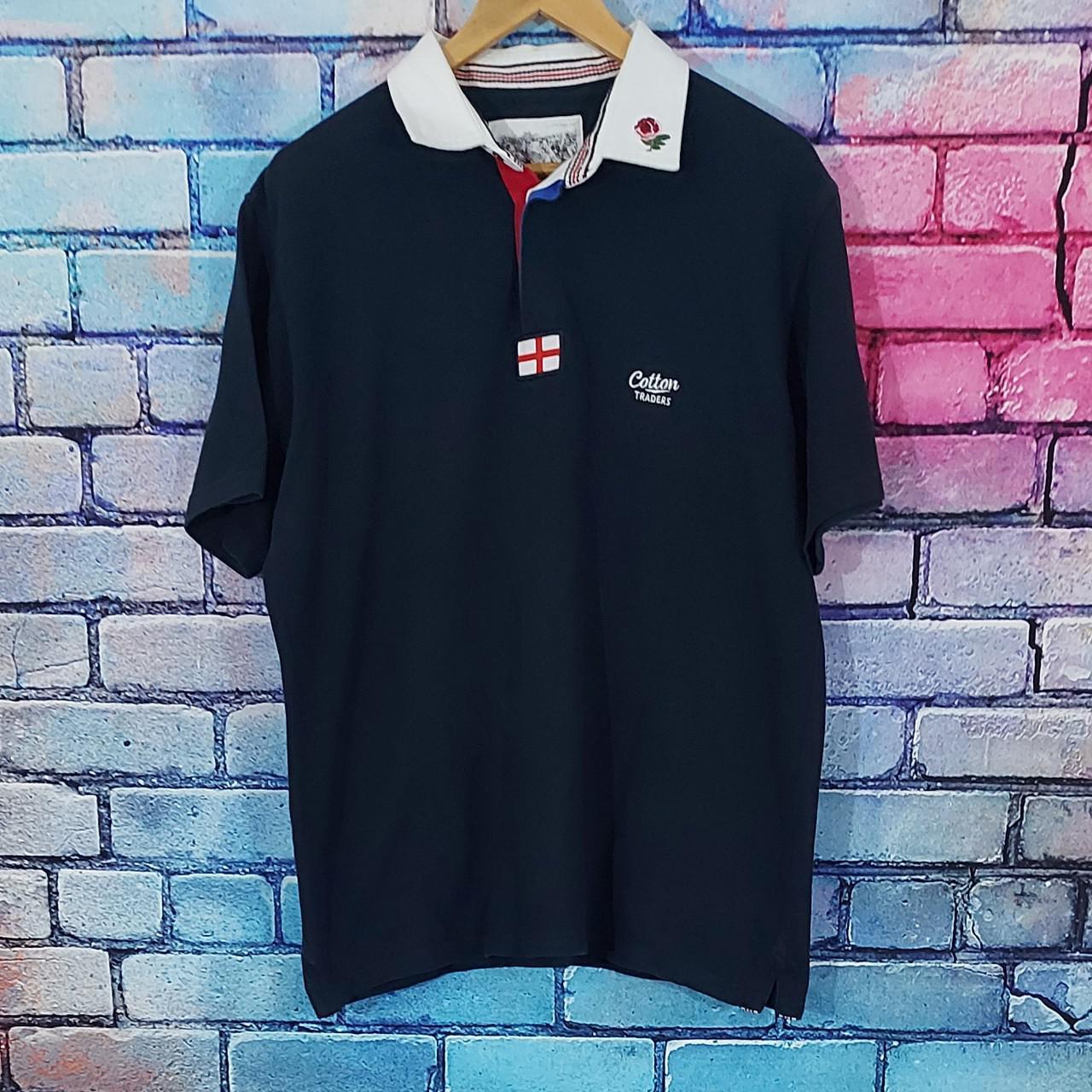 Cotton Traders Classics England Rugby Shirt. Size L.... - Depop