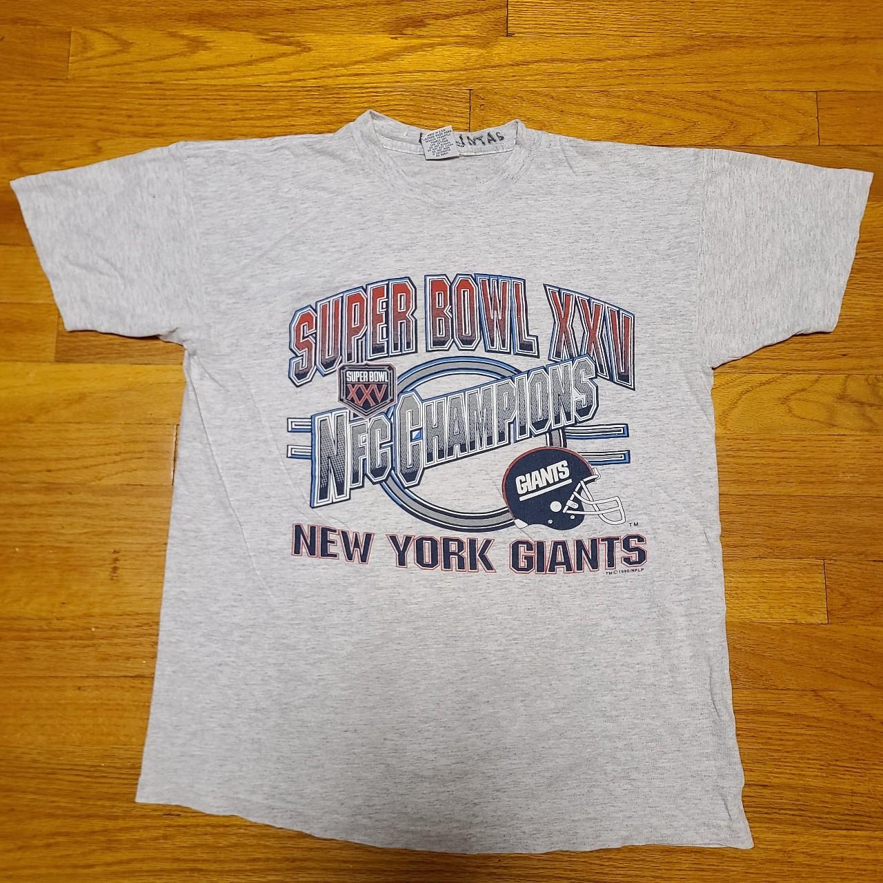 New York Giants Graphic Super Bowl Champions Shirt