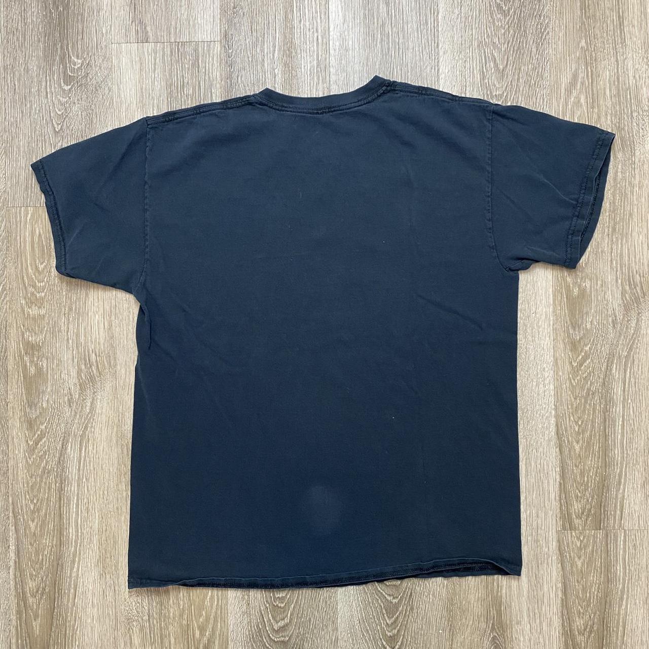 Men's Navy and Red T-shirt | Depop