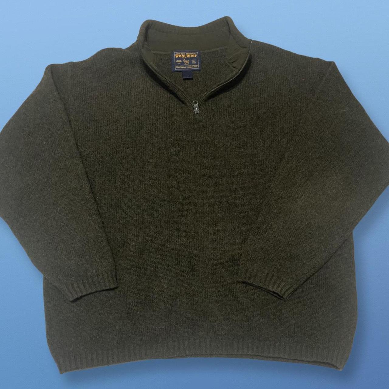Vintage Woolrich Quarter Zip Sweater. Size XXL No... Depop