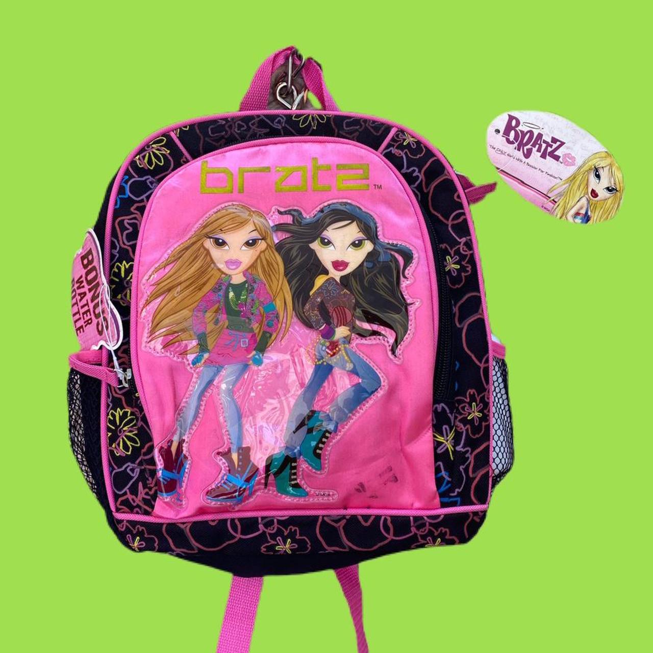 Deadstock Bratz backpack with water bottle and... - Depop