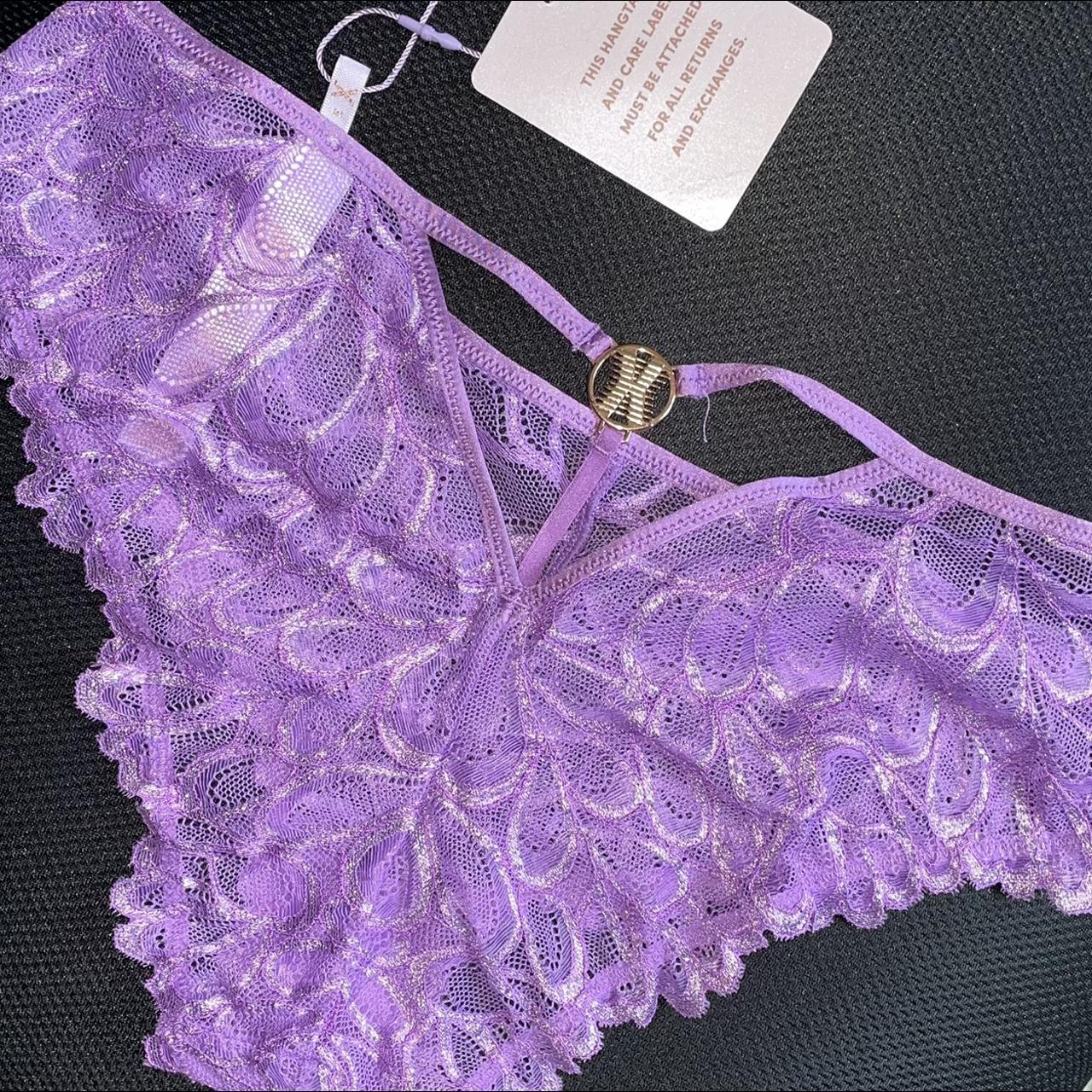 Fenty Beauty Women's Purple Panties | Depop