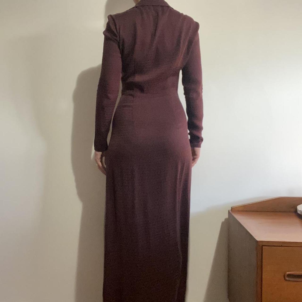 kookai burgundy dress