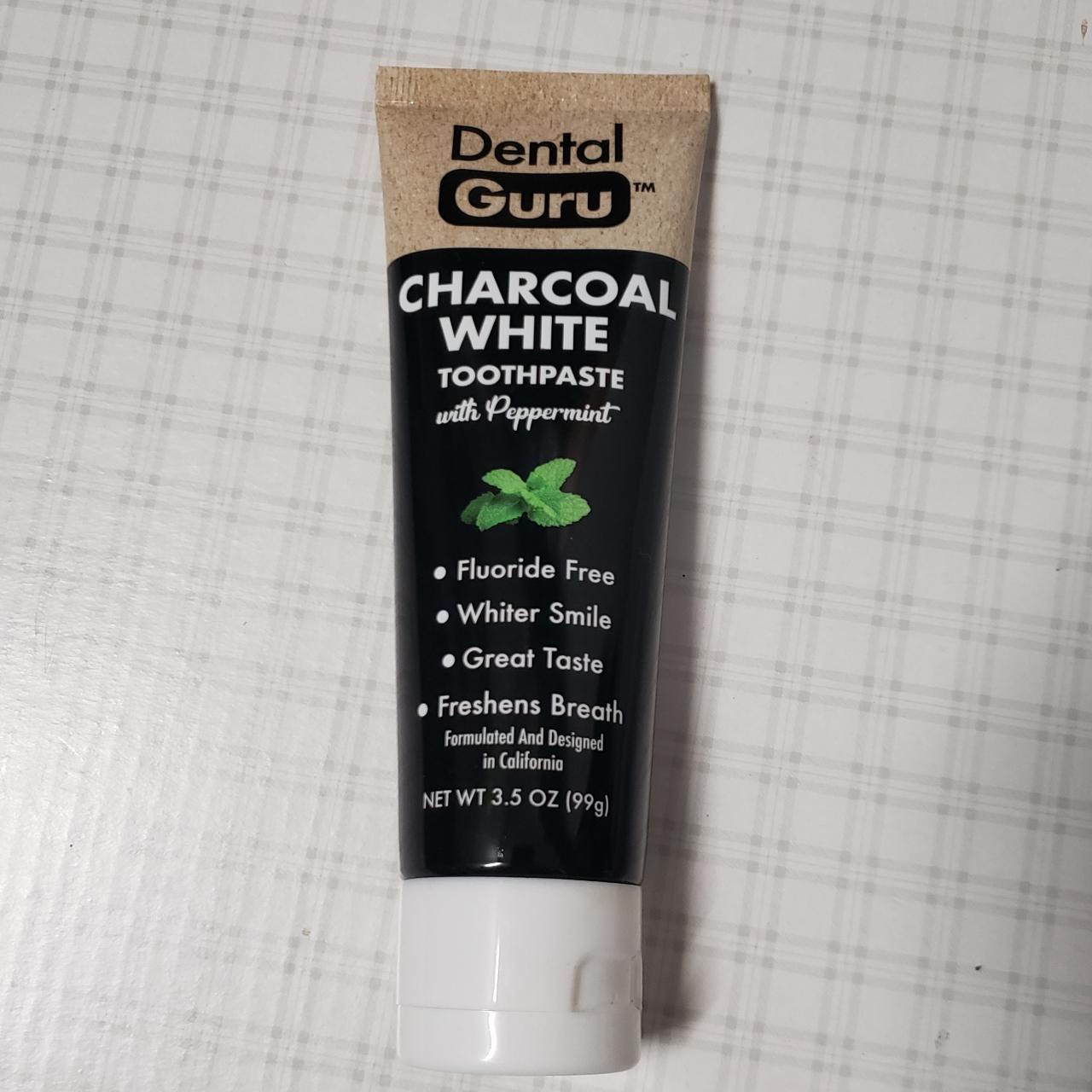 Dental Guru Charcoal White Peppermint Toothpaste Net... Depop