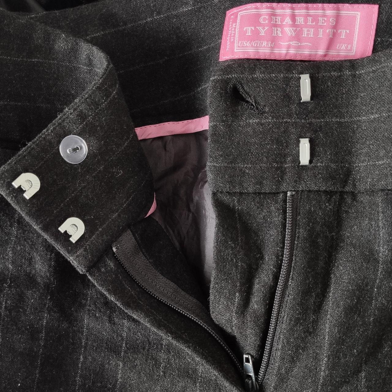 Charles Tyrwhitt Ultimate Performance Birdseye Suit Trousers In Grey |  ModeSens
