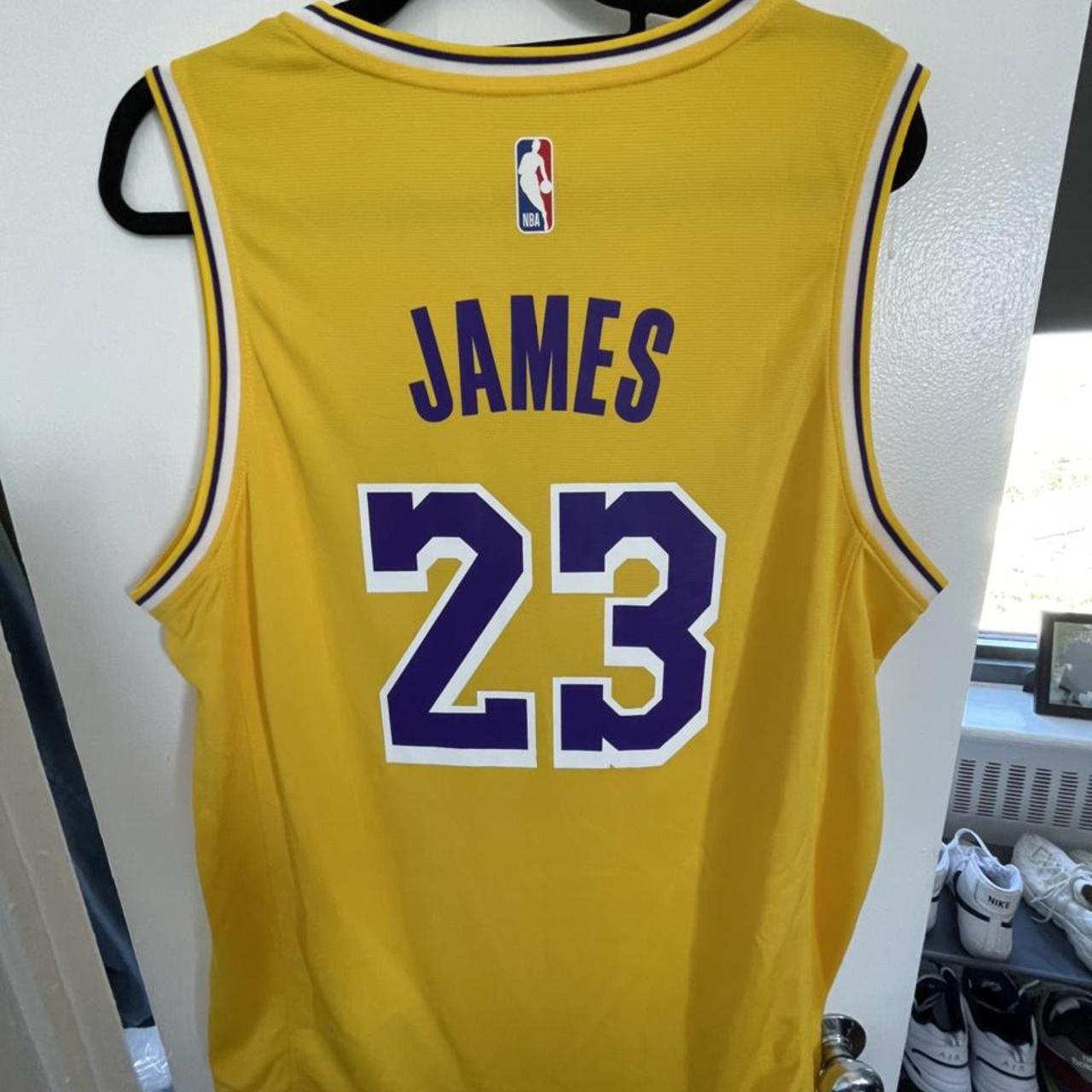 LAKERS LEBRON JAMES 23 HOME JERSEY STRAIGHT FROM THE - Depop