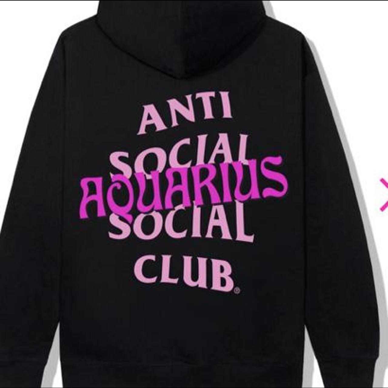 Anti Social Social Club Women S Black Hoodie Depop   P0 