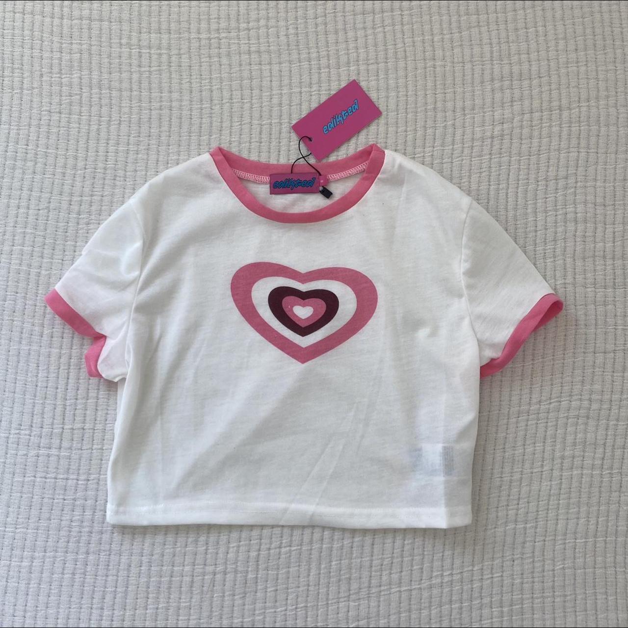 Product Image 1 - Mindy Heart Cropped T-Shirt From