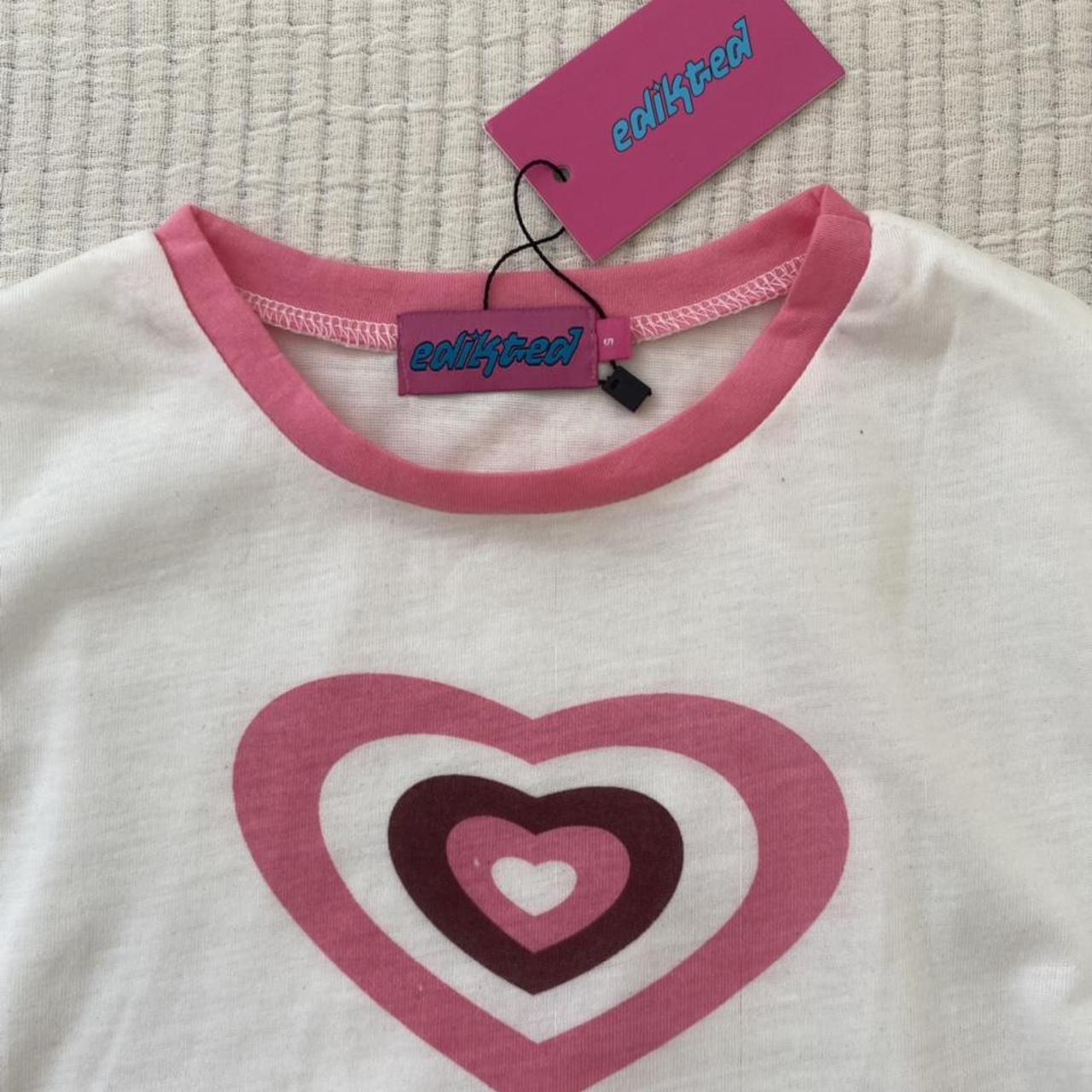 Product Image 2 - Mindy Heart Cropped T-Shirt From