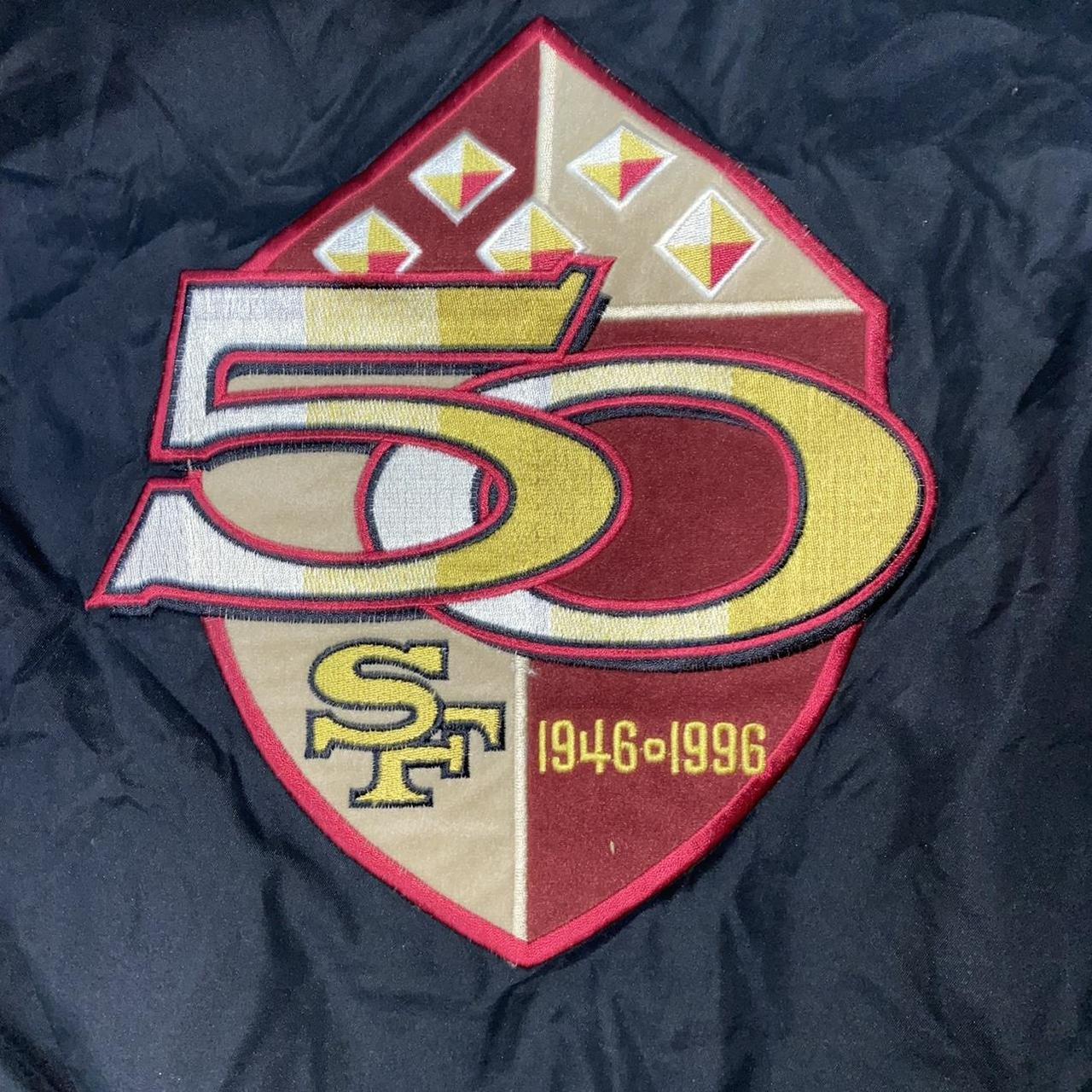 50th anniversary San Francisco 49ers varsity jacket - Depop