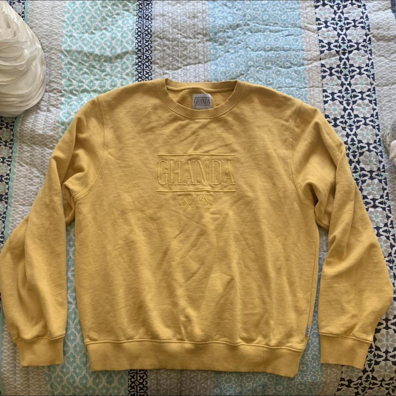 Yellow Ghanda long sleeve jumper 🌟 Size 10 🌟 $9.50... - Depop