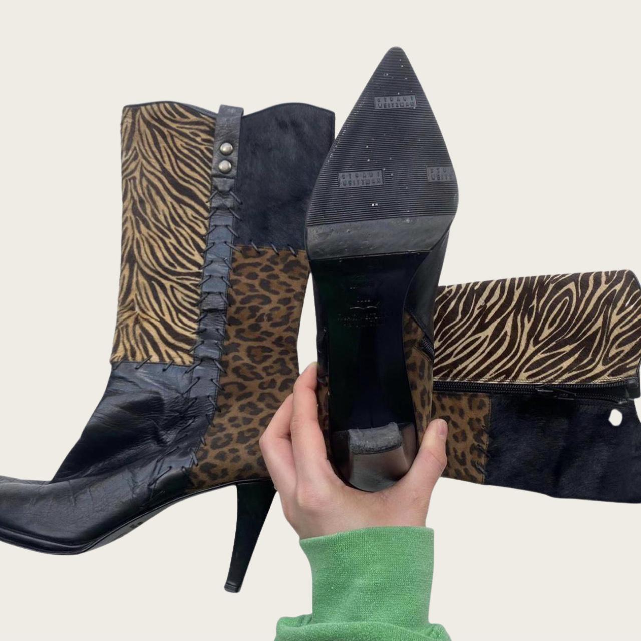 Stuart weitzman animal outlet print boots