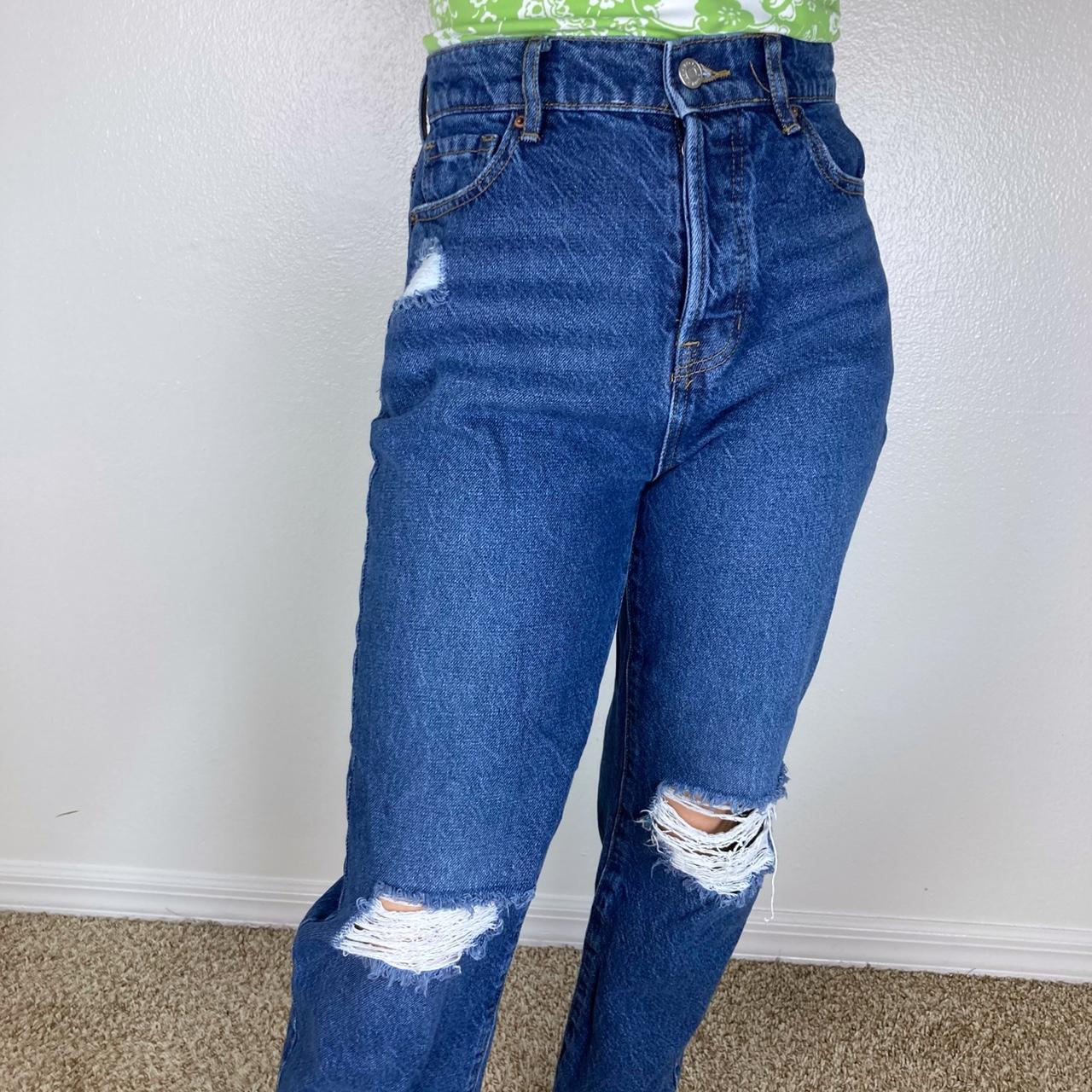 Pacsun ripped mom jeans 🔥 High waisted ripped... Depop